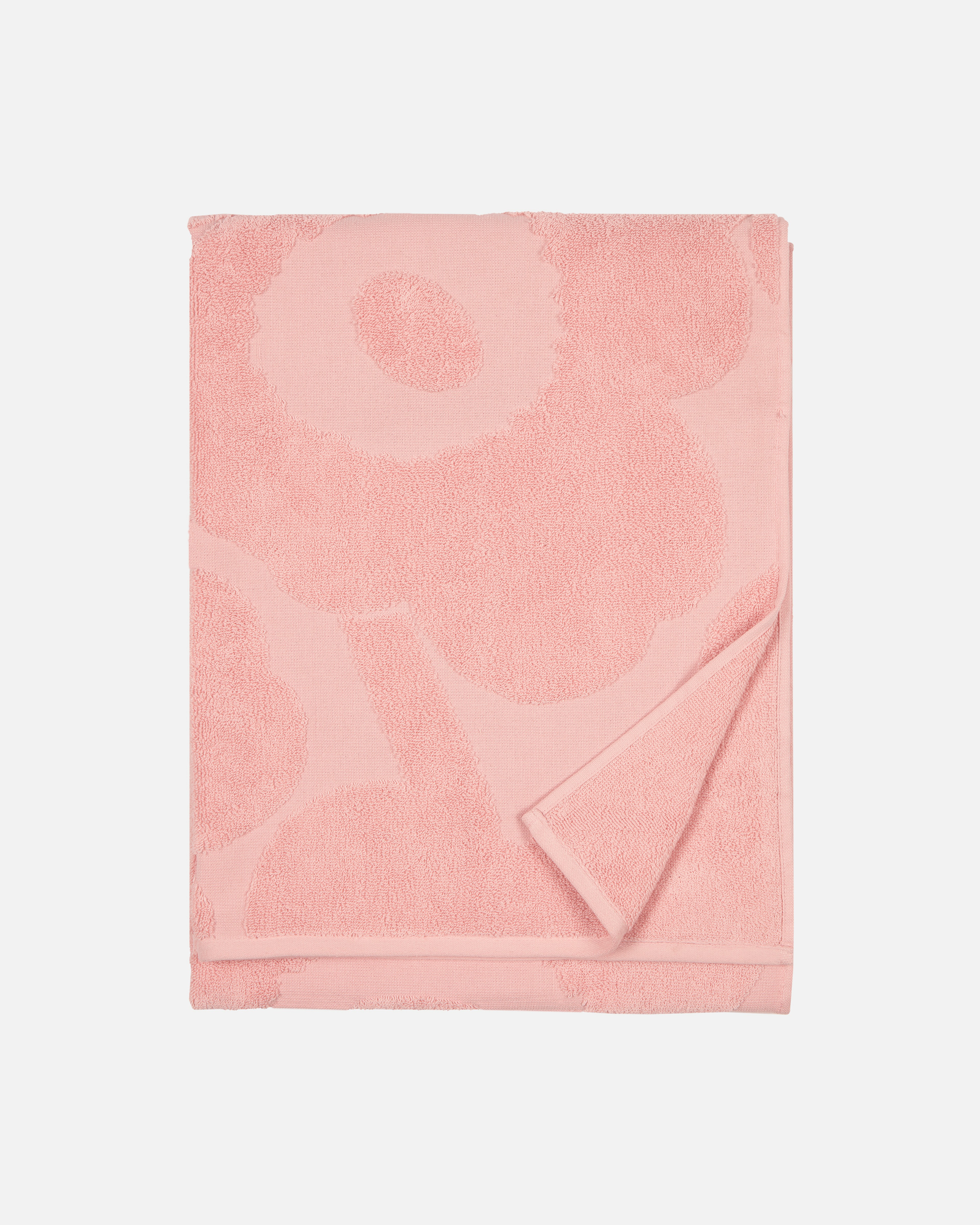 Unikko, Bath towel, pink,