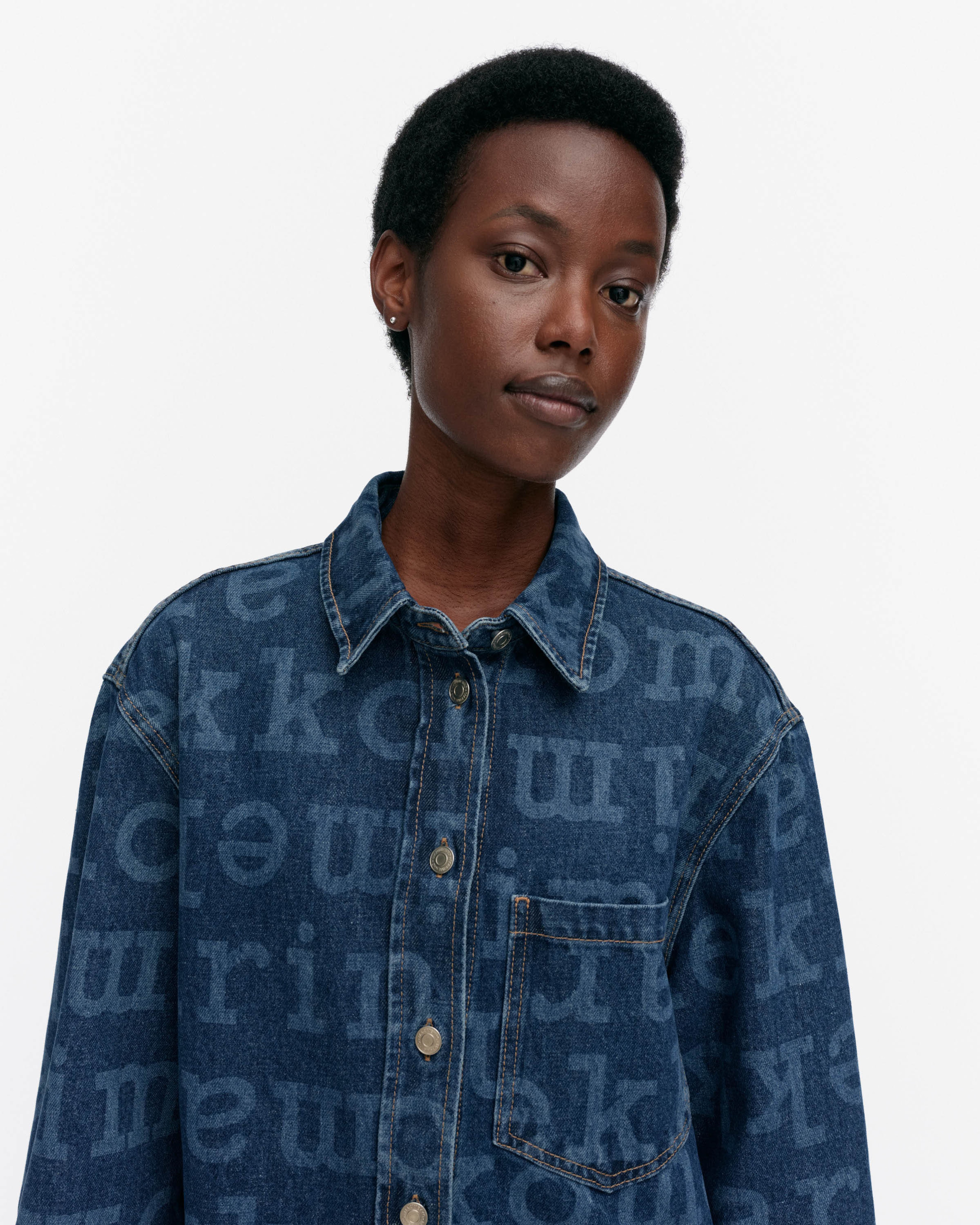 Maridenim Vaihe Logo Denim shirt