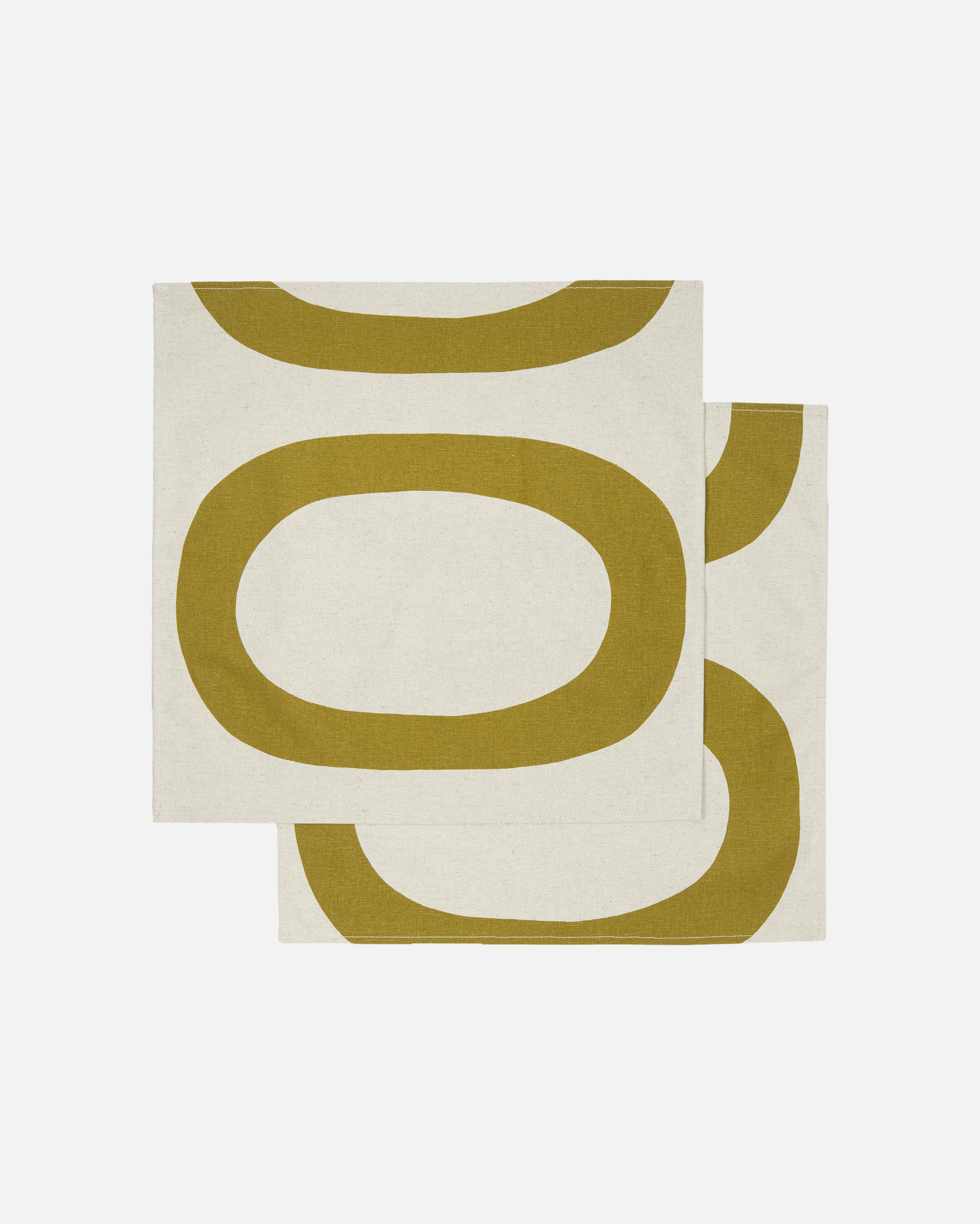 Random assortment cotton-linen napkins 2 pcs Varying colours & patterns