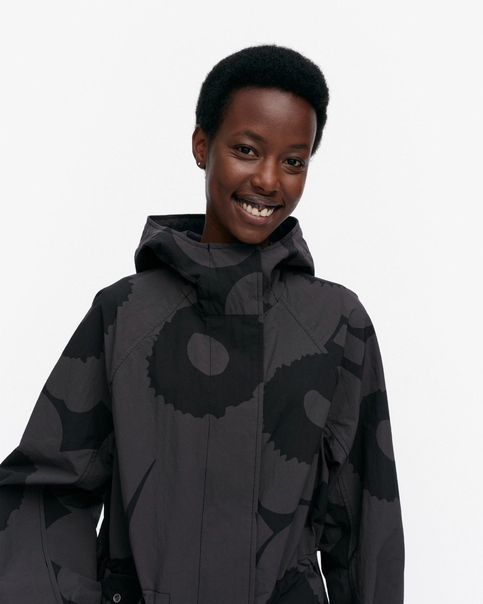 Musteet Unikko, Coat, black, dark grey,