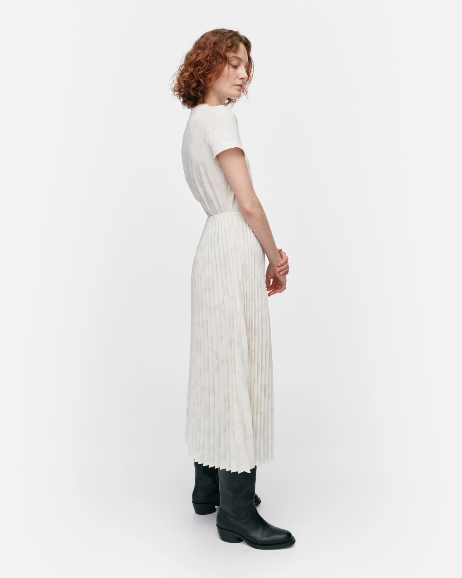 Myy Unikko, Skirt, off-white, light grey,