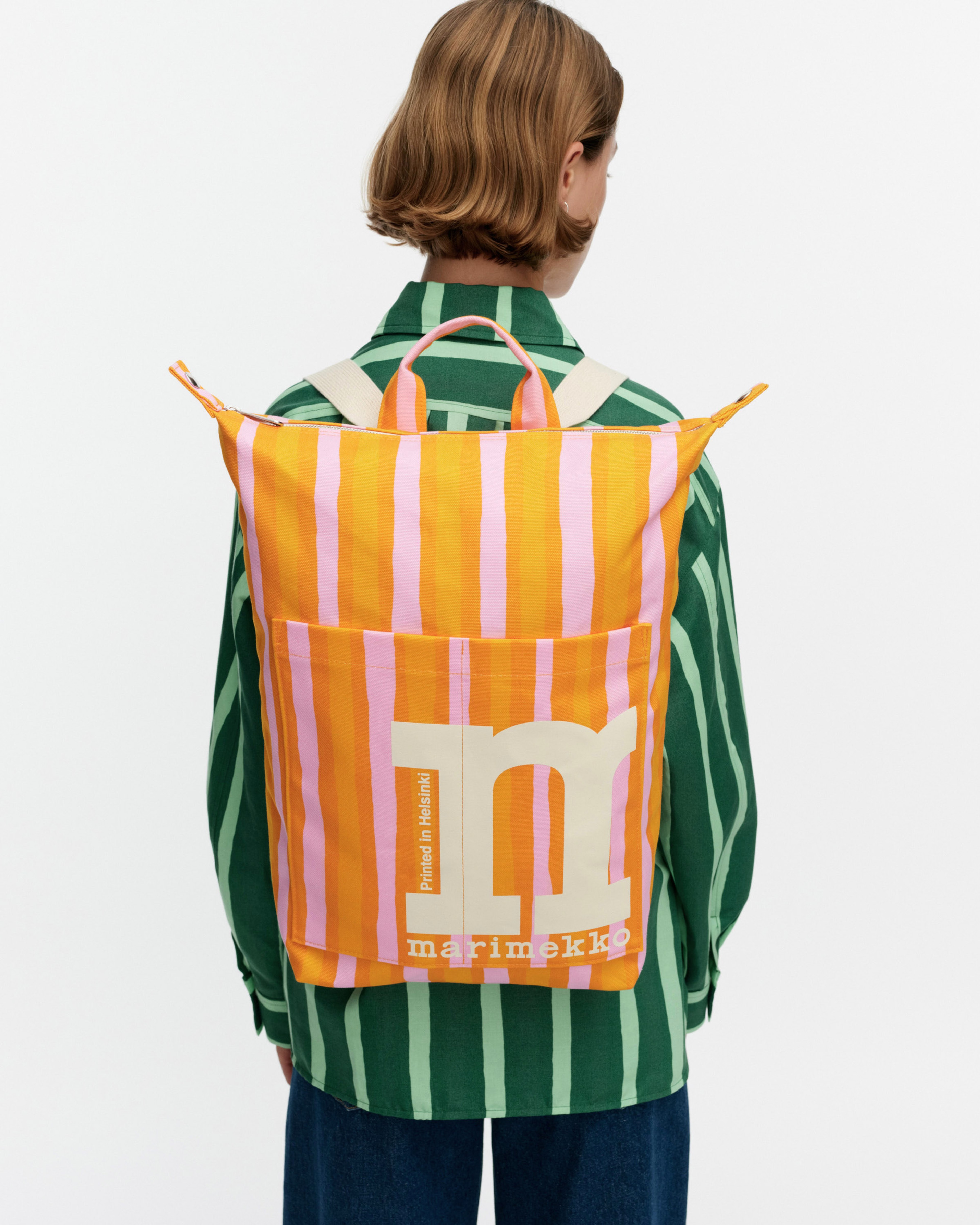 Mono Backpack Piccolo, Backpack, orange, pink,