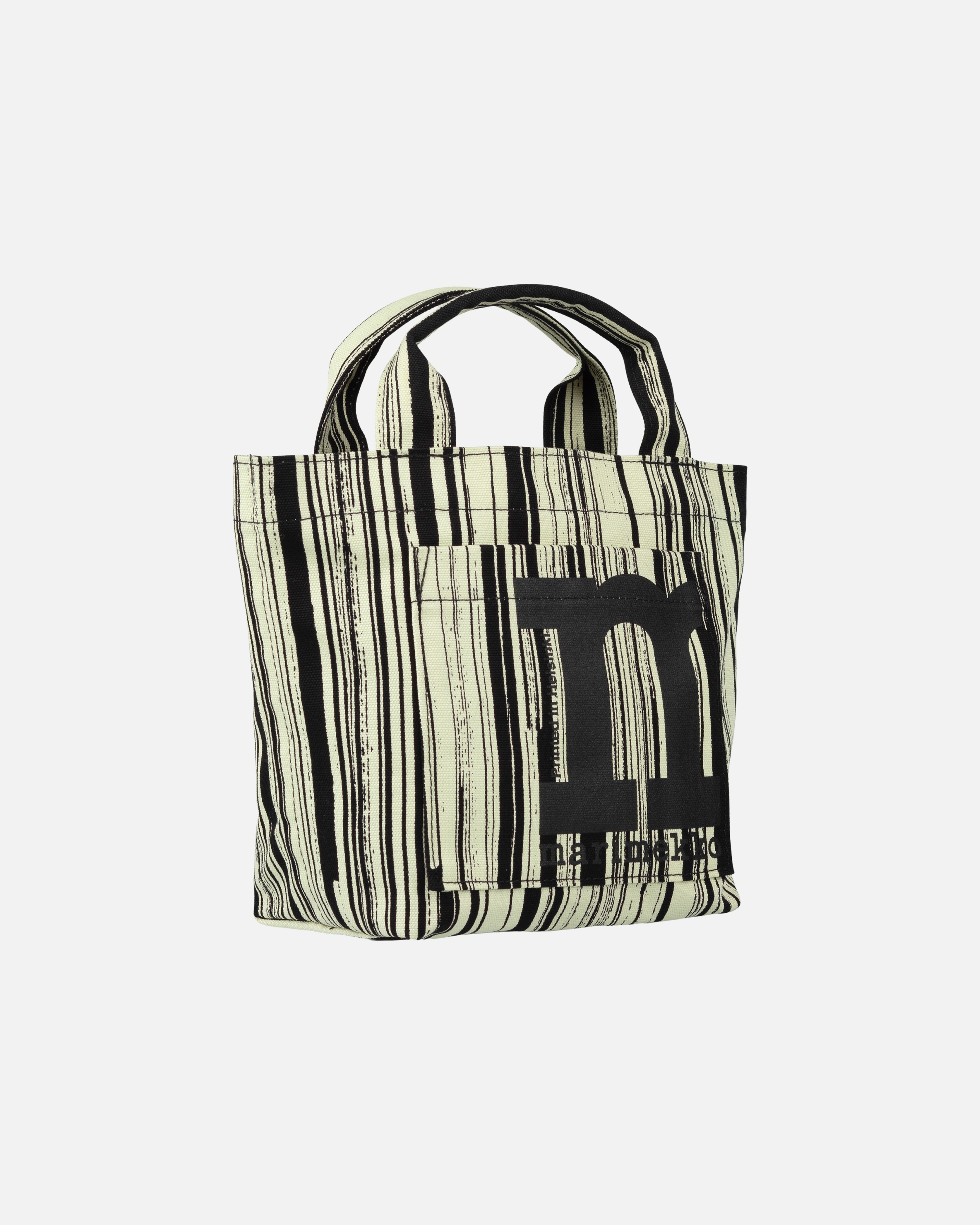 Mono Mini Tote Siluetti, light yellow, black,