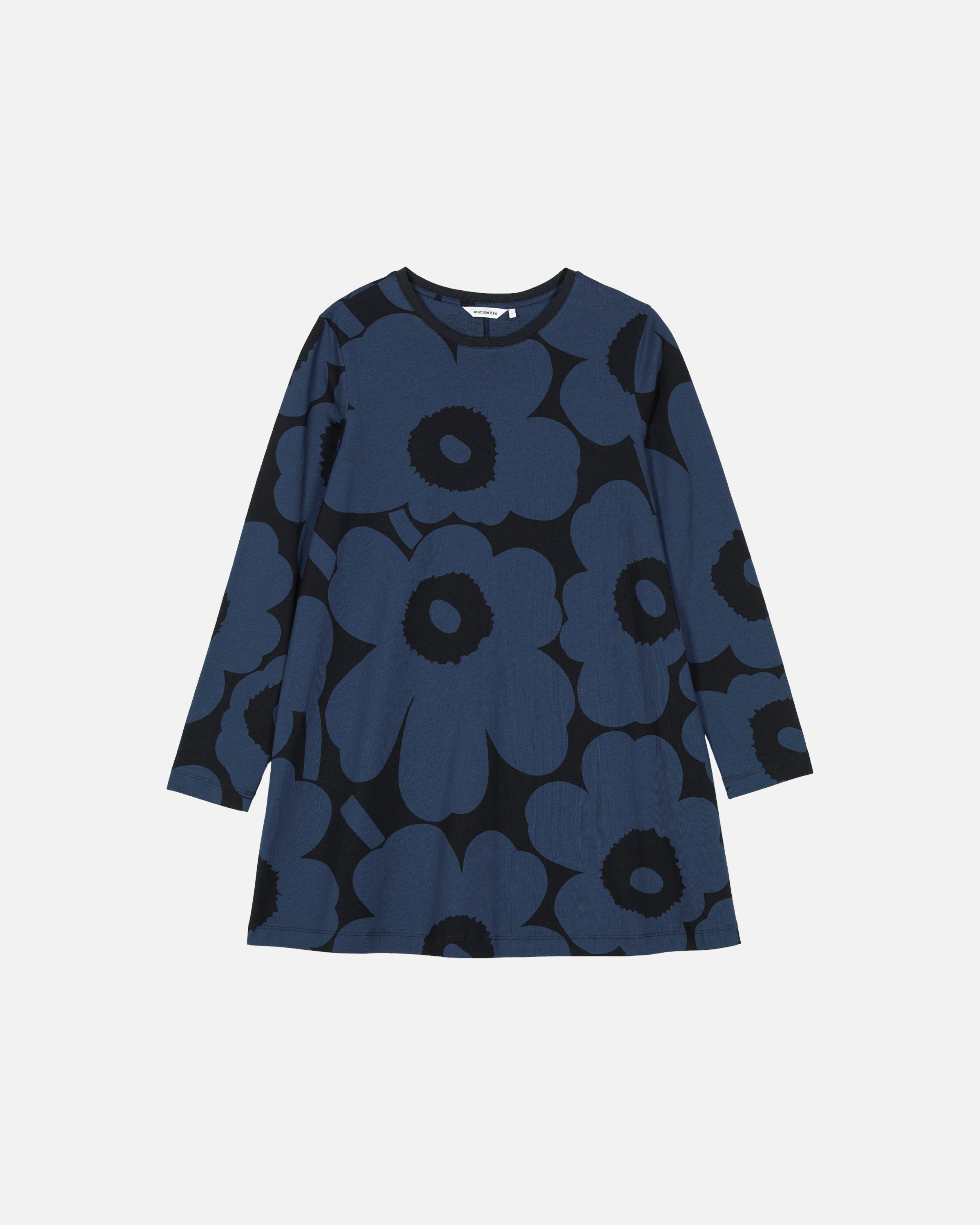 チュニック marimekko - marimekko Unikko / Jahken jersey tunic marimekko - marimekko Unikko / Jahken jersey tunicの通販 by