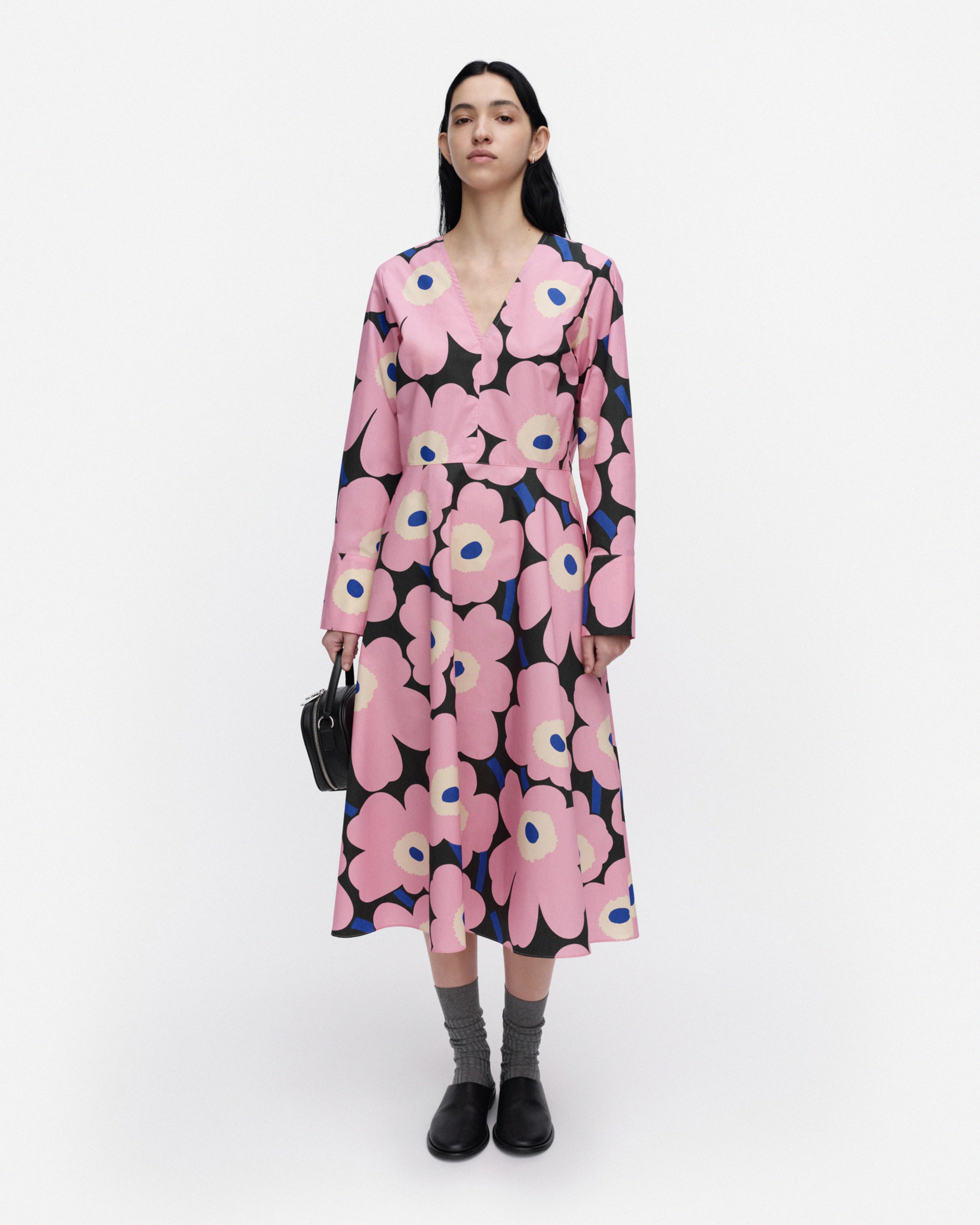 Rohinna Unikko, Kleid, 365-rosa, grün, blau,