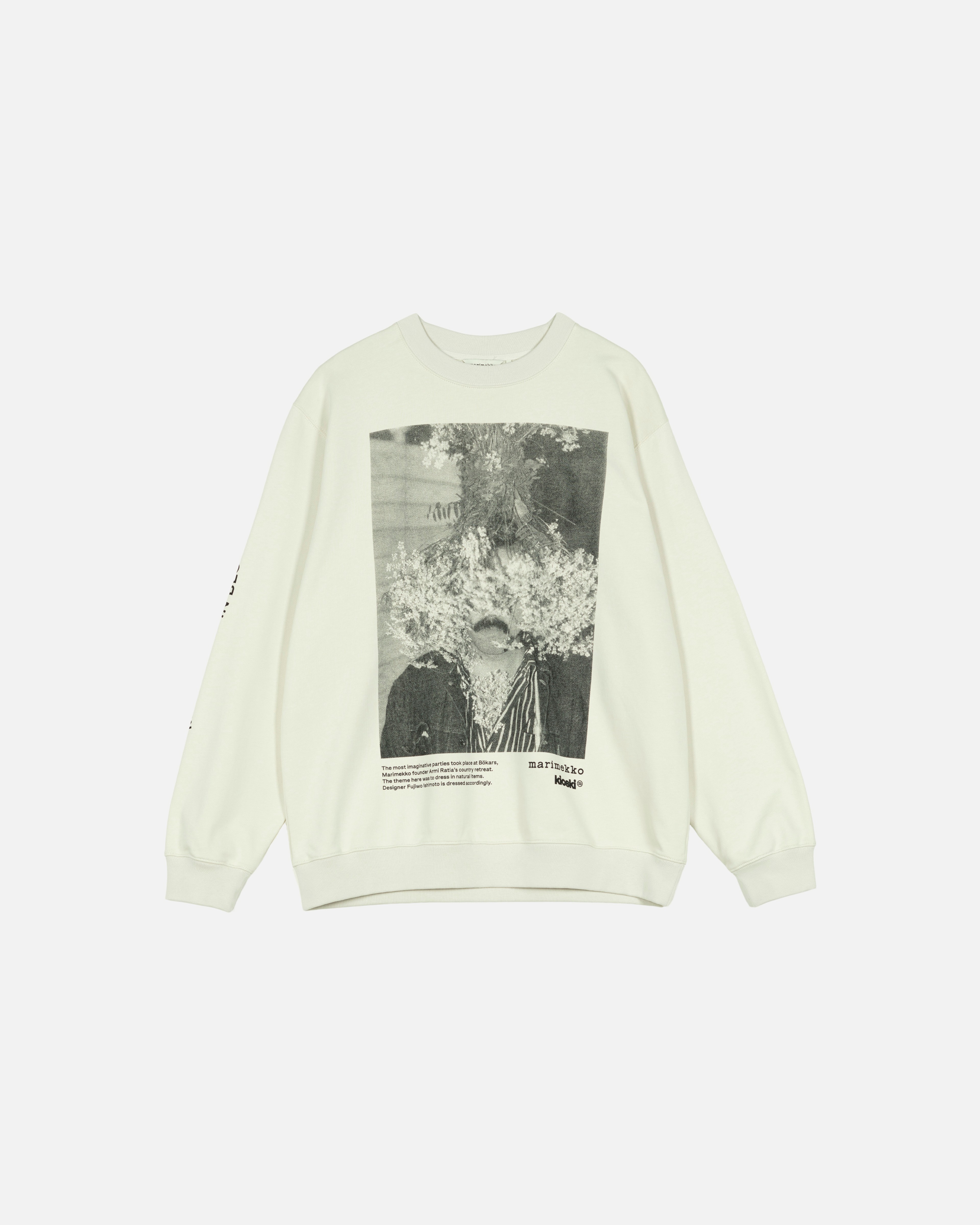 Loisto Ketunleipä Placement, Kioski sweatshirt, off white, black,