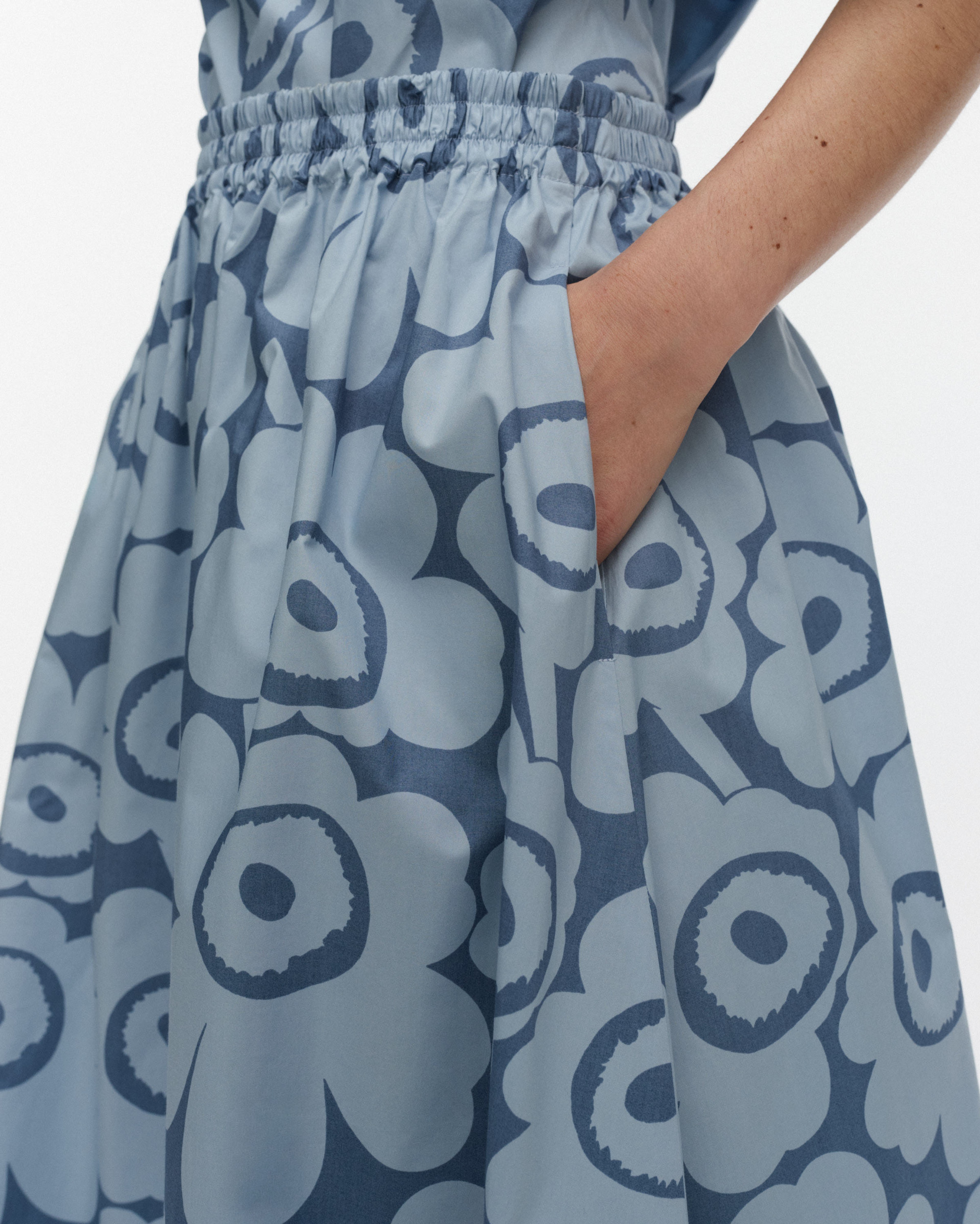 Ae Garrel Unikko, Skirt, blue, light blue,
