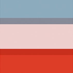 blue, pink, red