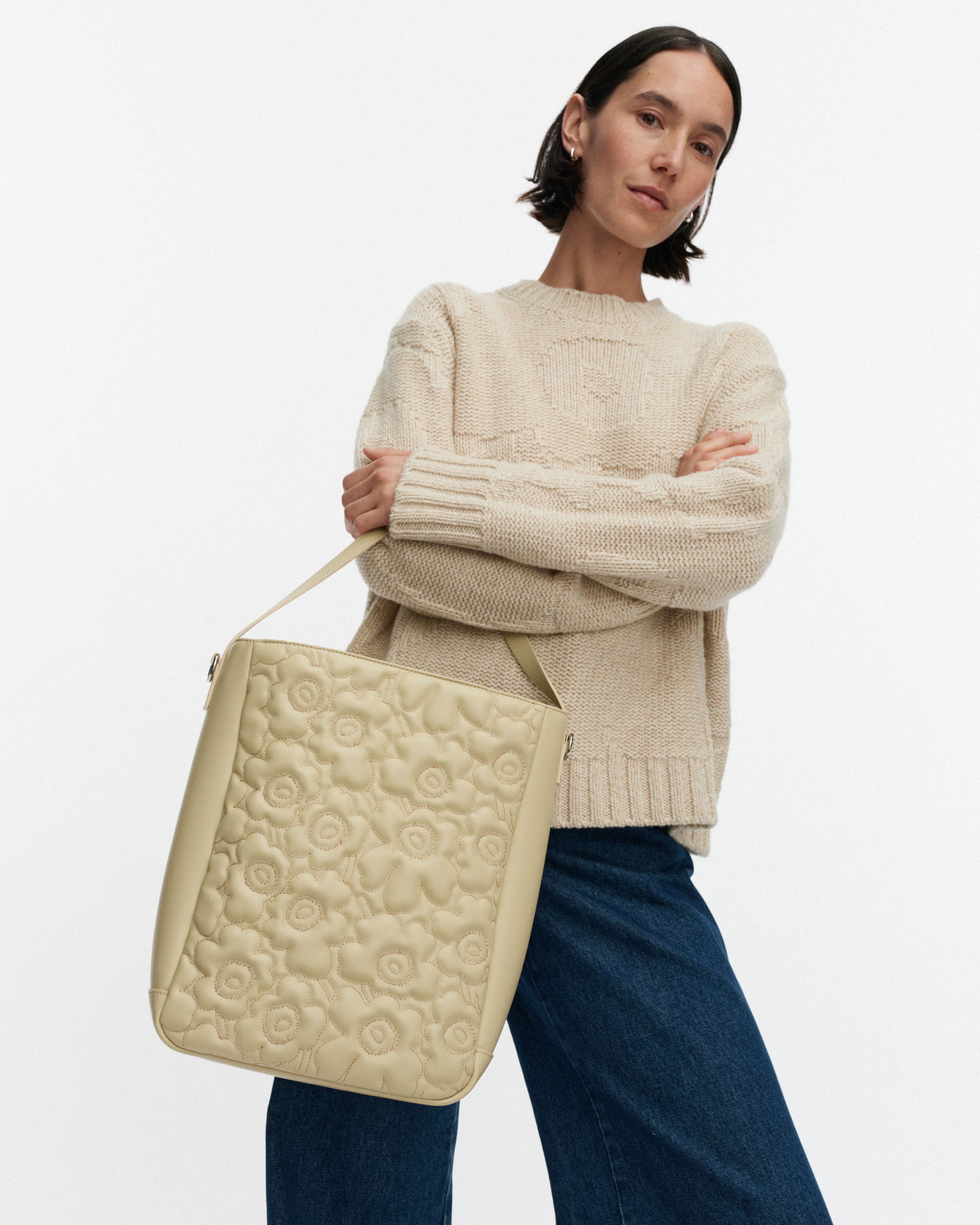 Gratha Tote Unikko, Shoulder bag, beige,