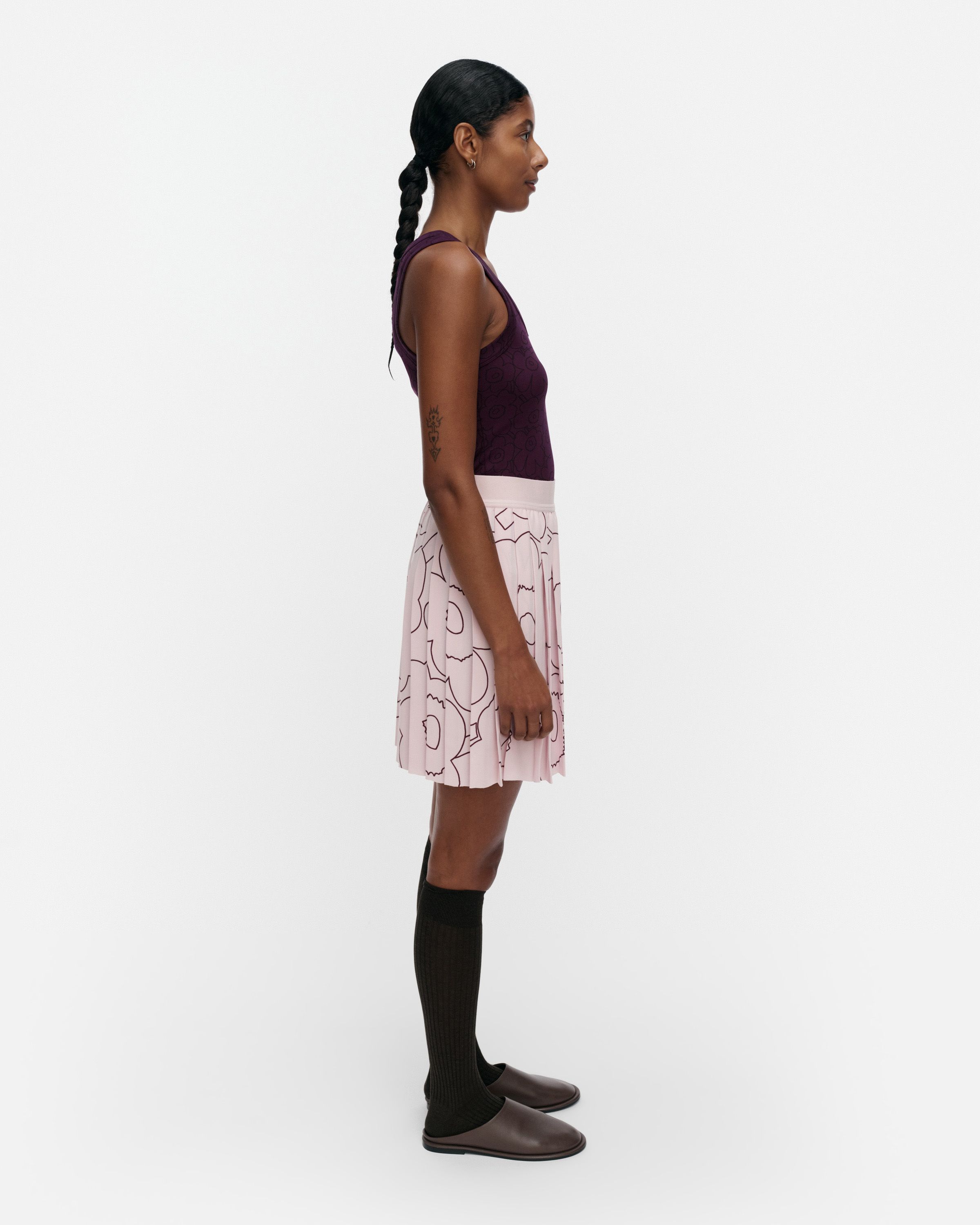 Myy Unikko skirt black,dark gray | Marimekko
