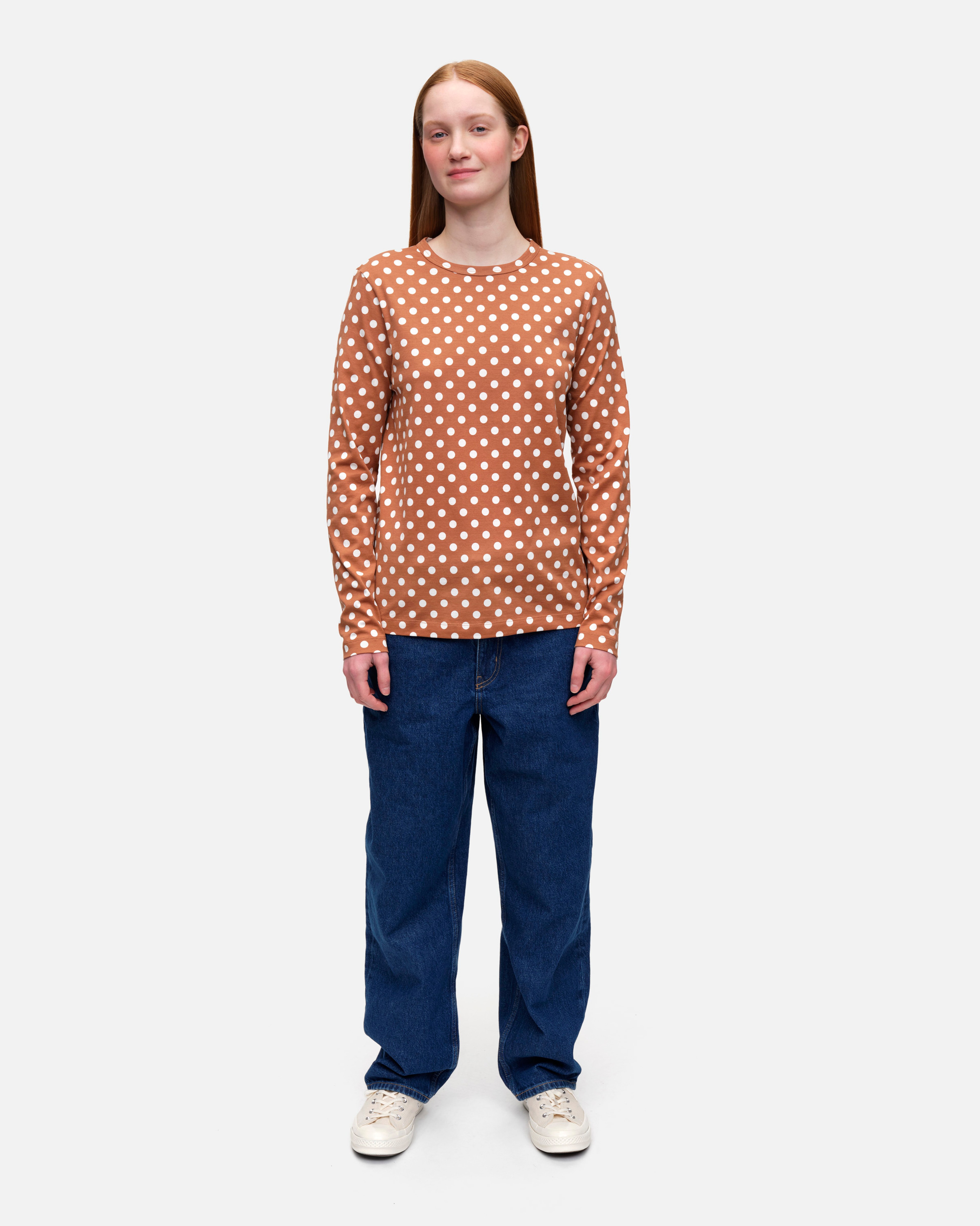 Viisikko Pallo, Jersey shirt, off white, brown,