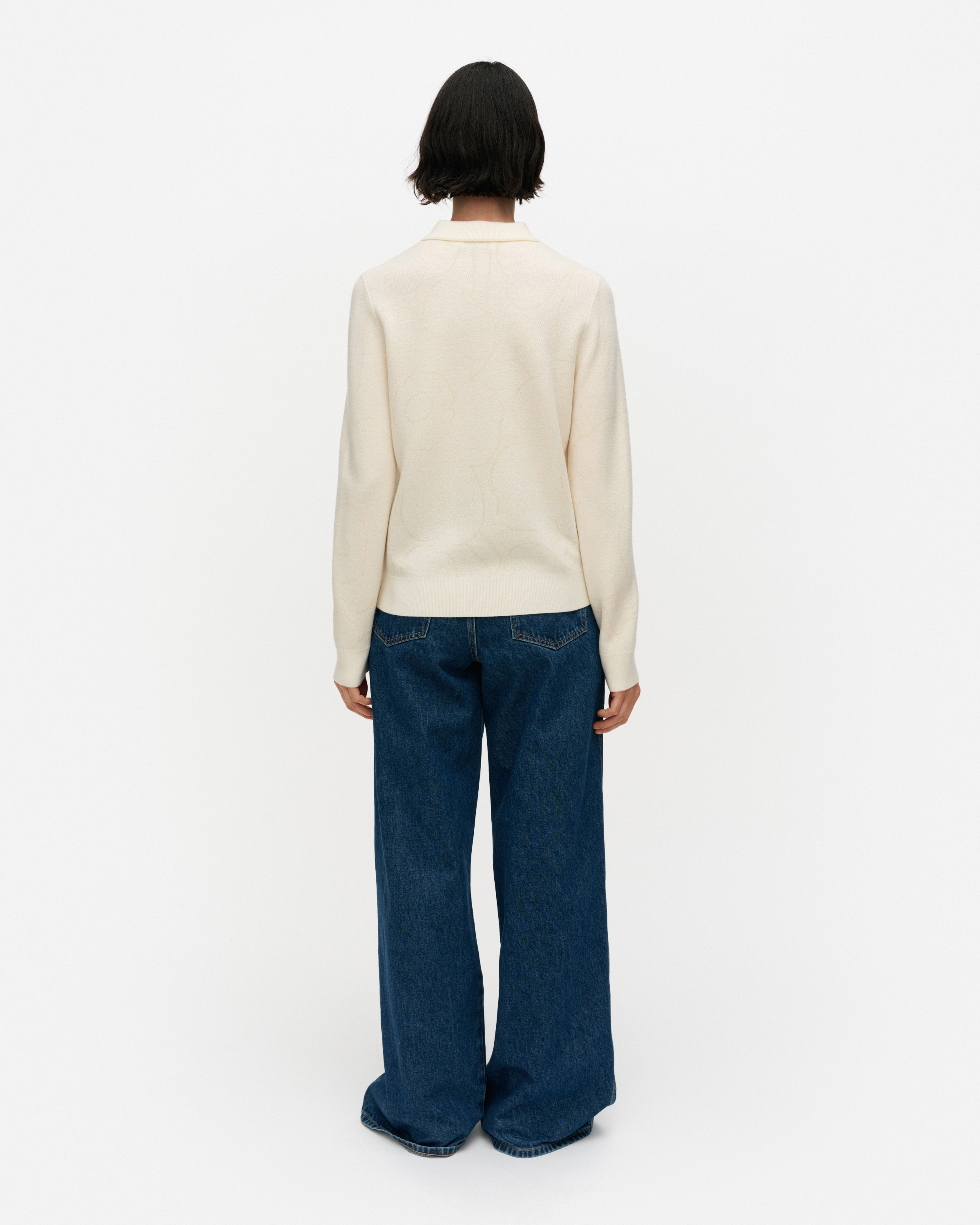 RWS Liikkua Piirto Unikko, Knitted pullover, off white, off white,