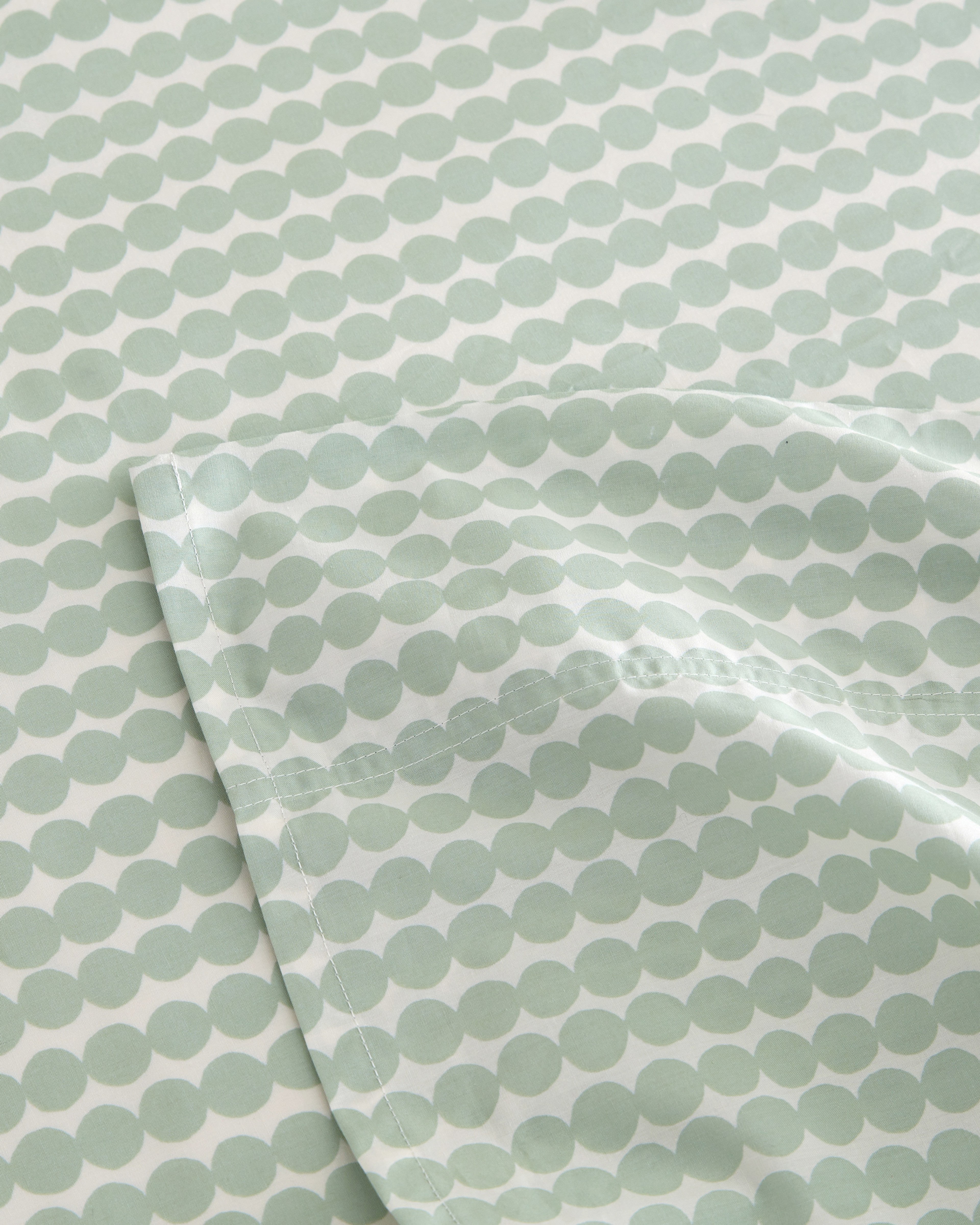 Pikku Rasymatto Queen, Sheet set, white, sage,