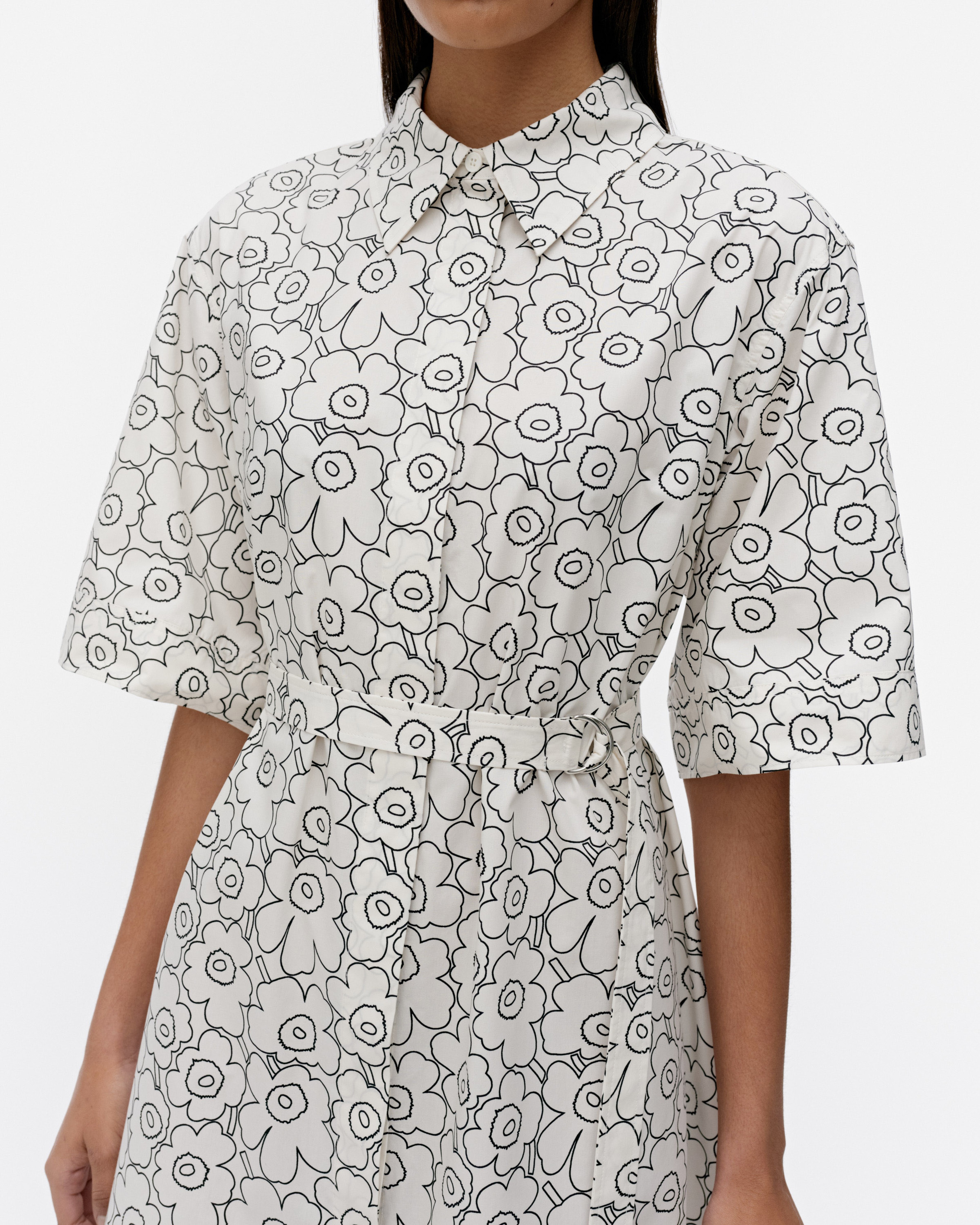 Popliini Piirto Unikko Mekko