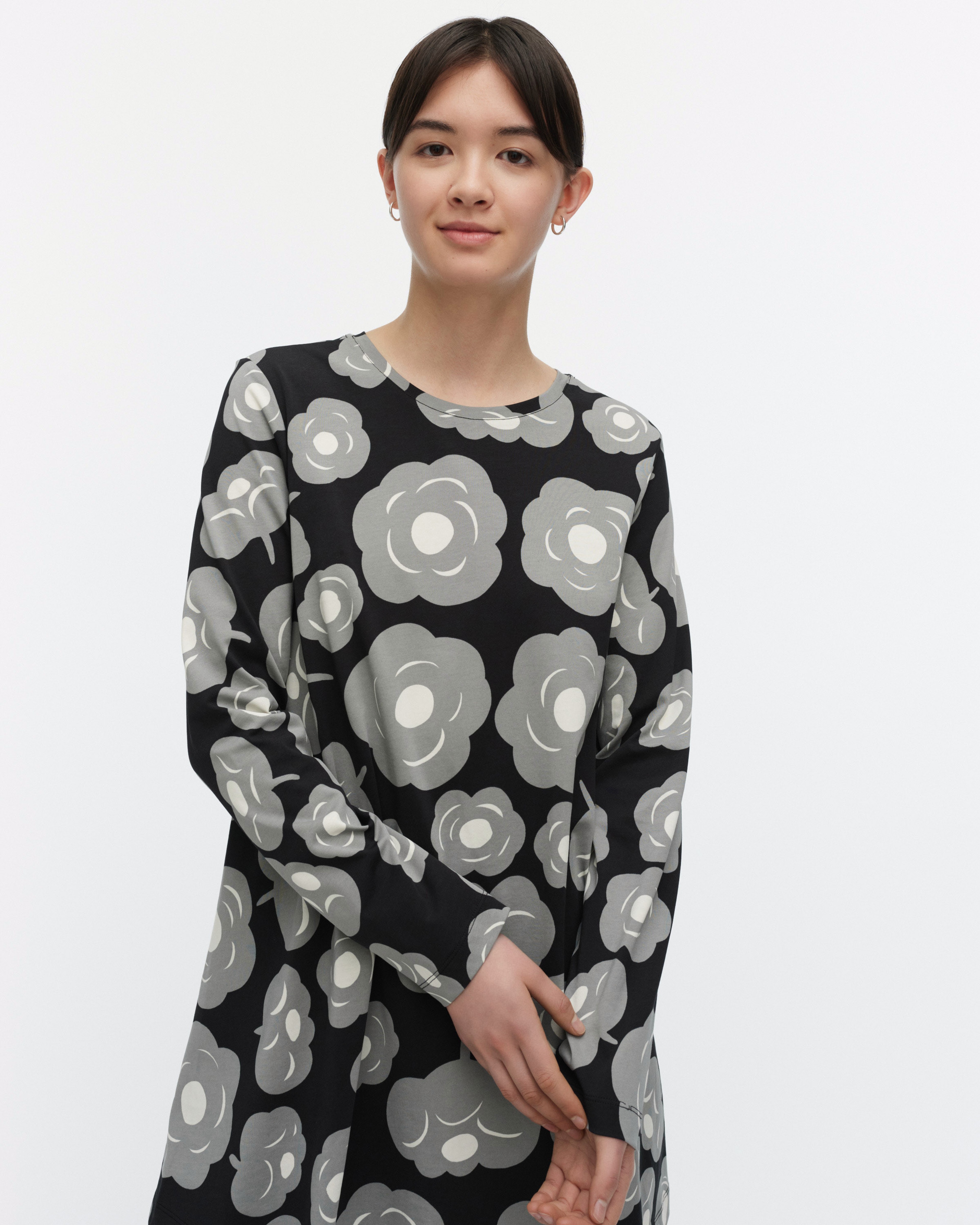 Kevät Tumma Jersey tunic
