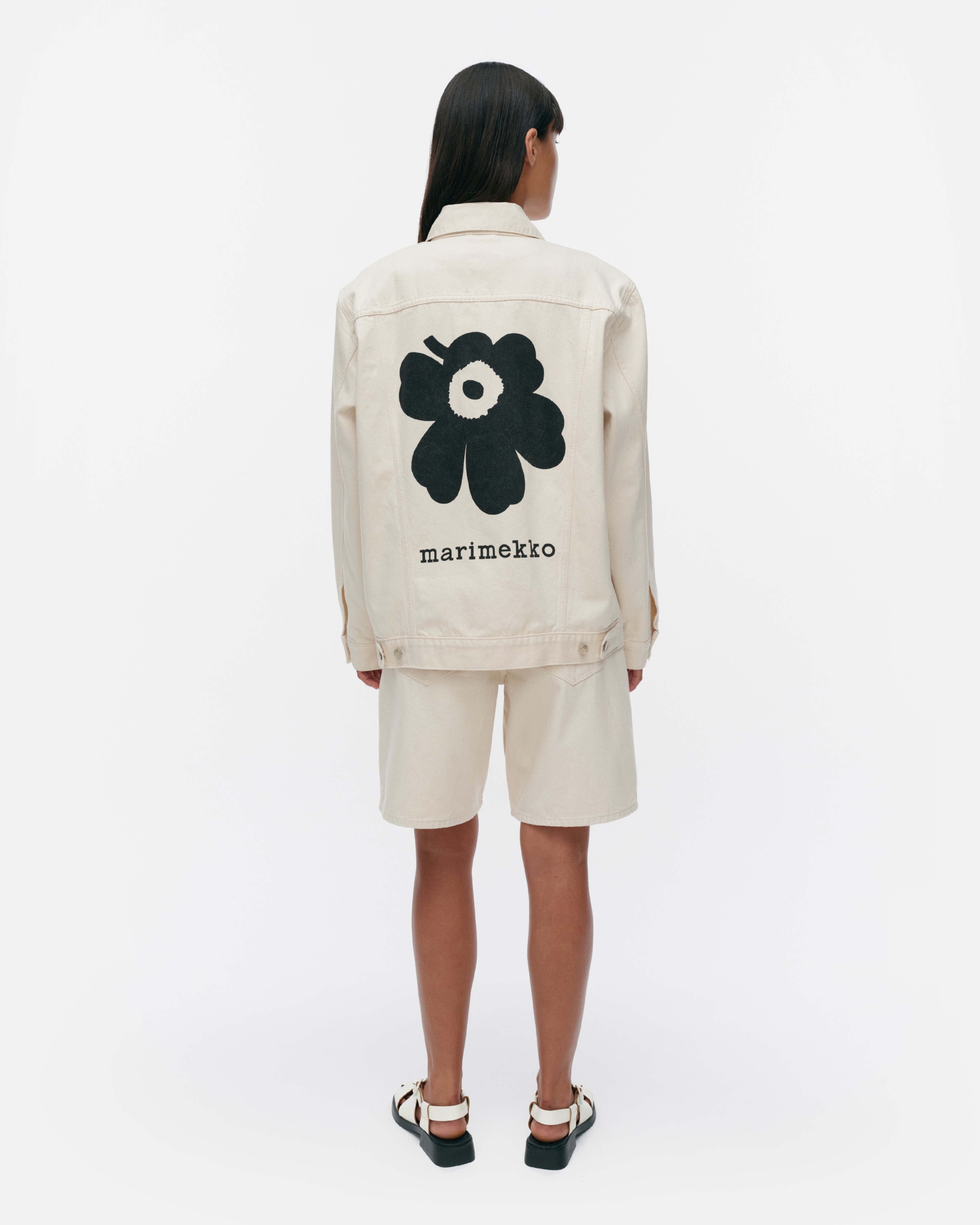 Maridenim Murros Unikko Plcmt, Denim jacket, natural,