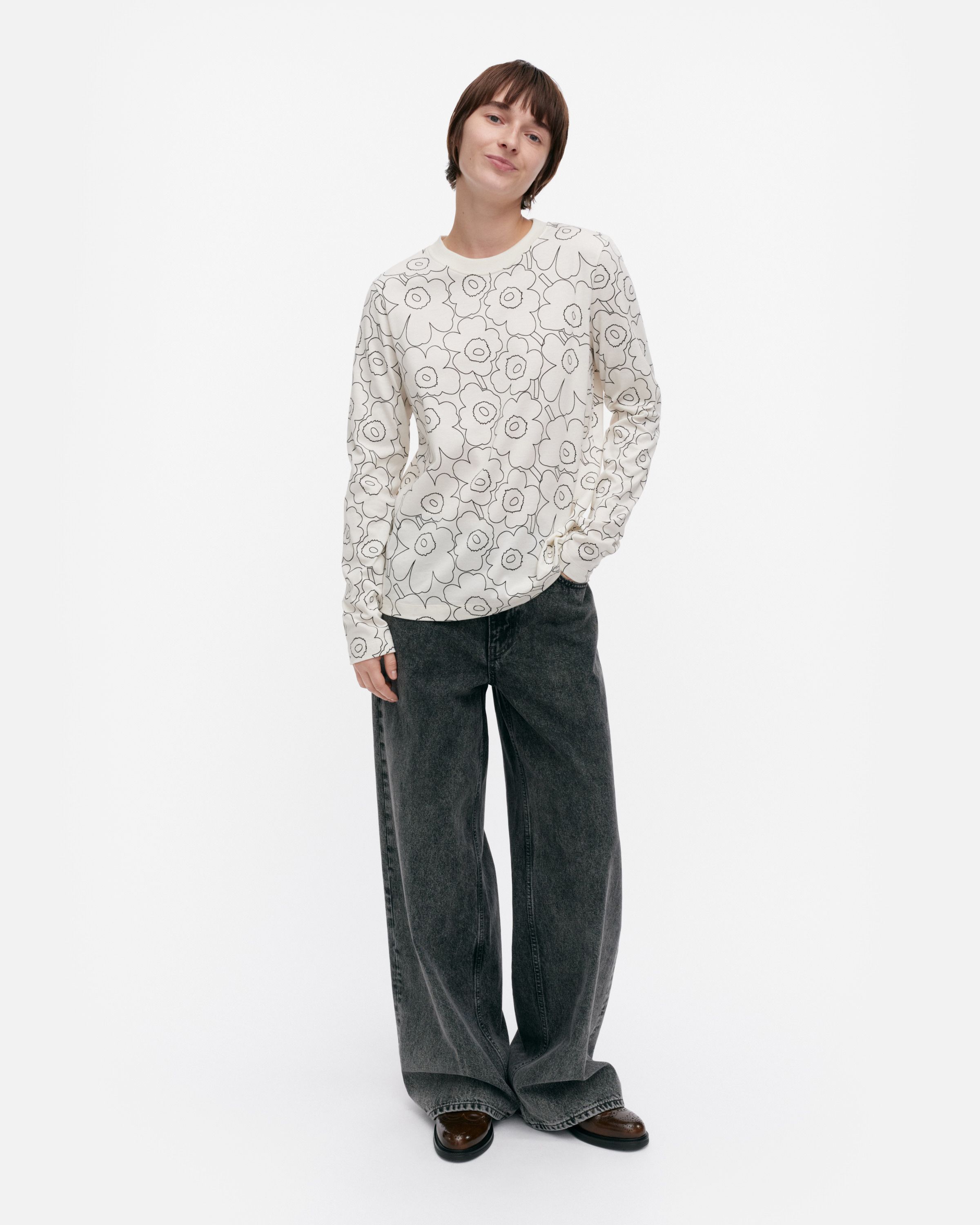 【2025AW】マリメッコ/ Sekunti Piirto Unikko カットソー Scandinavia Design