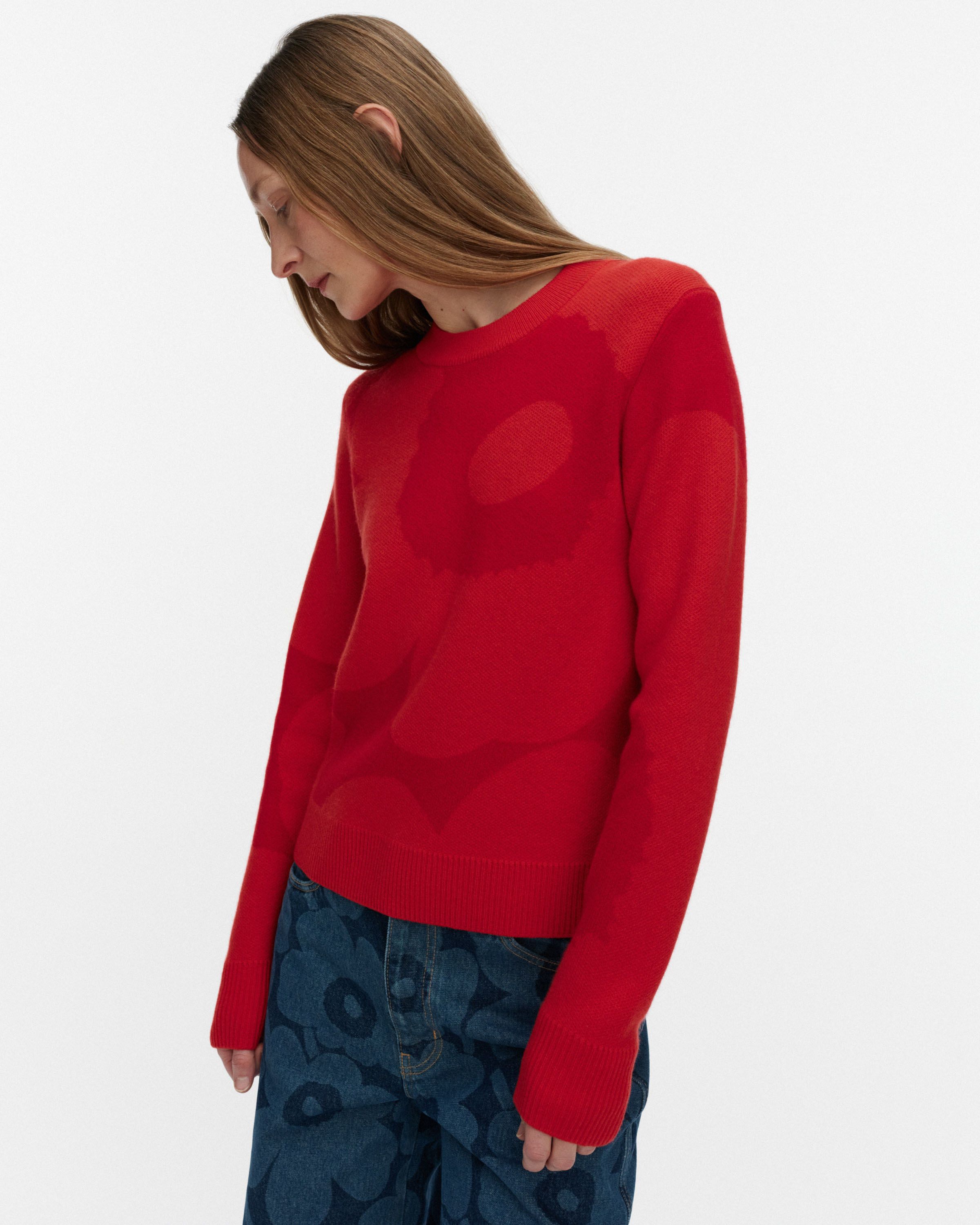 Aukio Unikko Knitted pullover | Marimekko