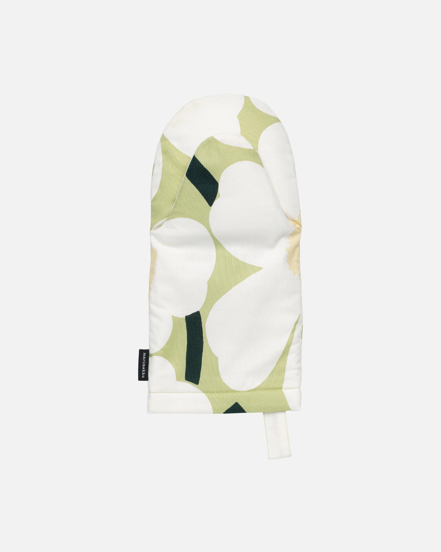 Pieni Unikko, Oven mitt, pear, off white, melon,