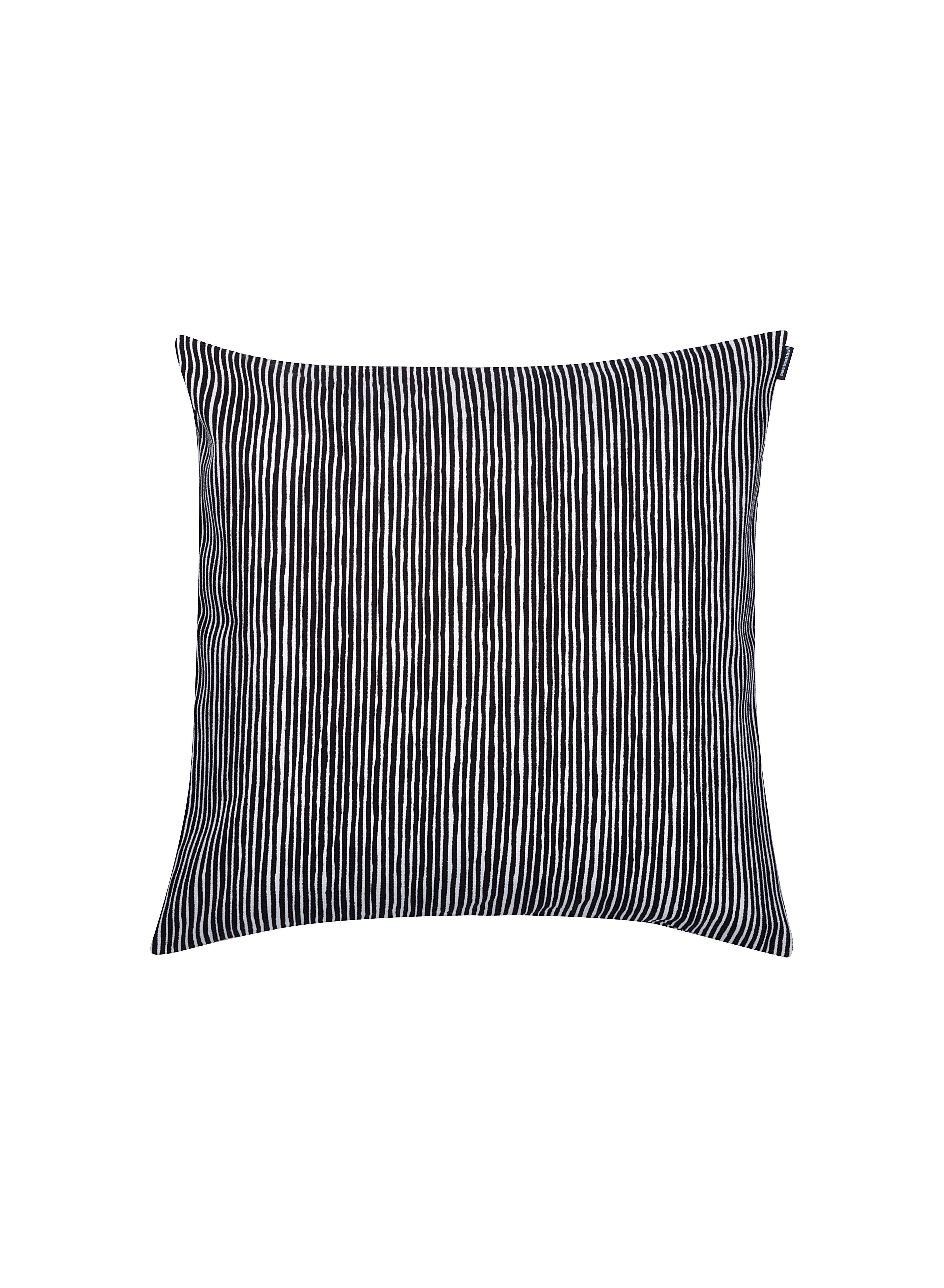 Varvunraita, Cushion cover 50x50 cm, black, white,