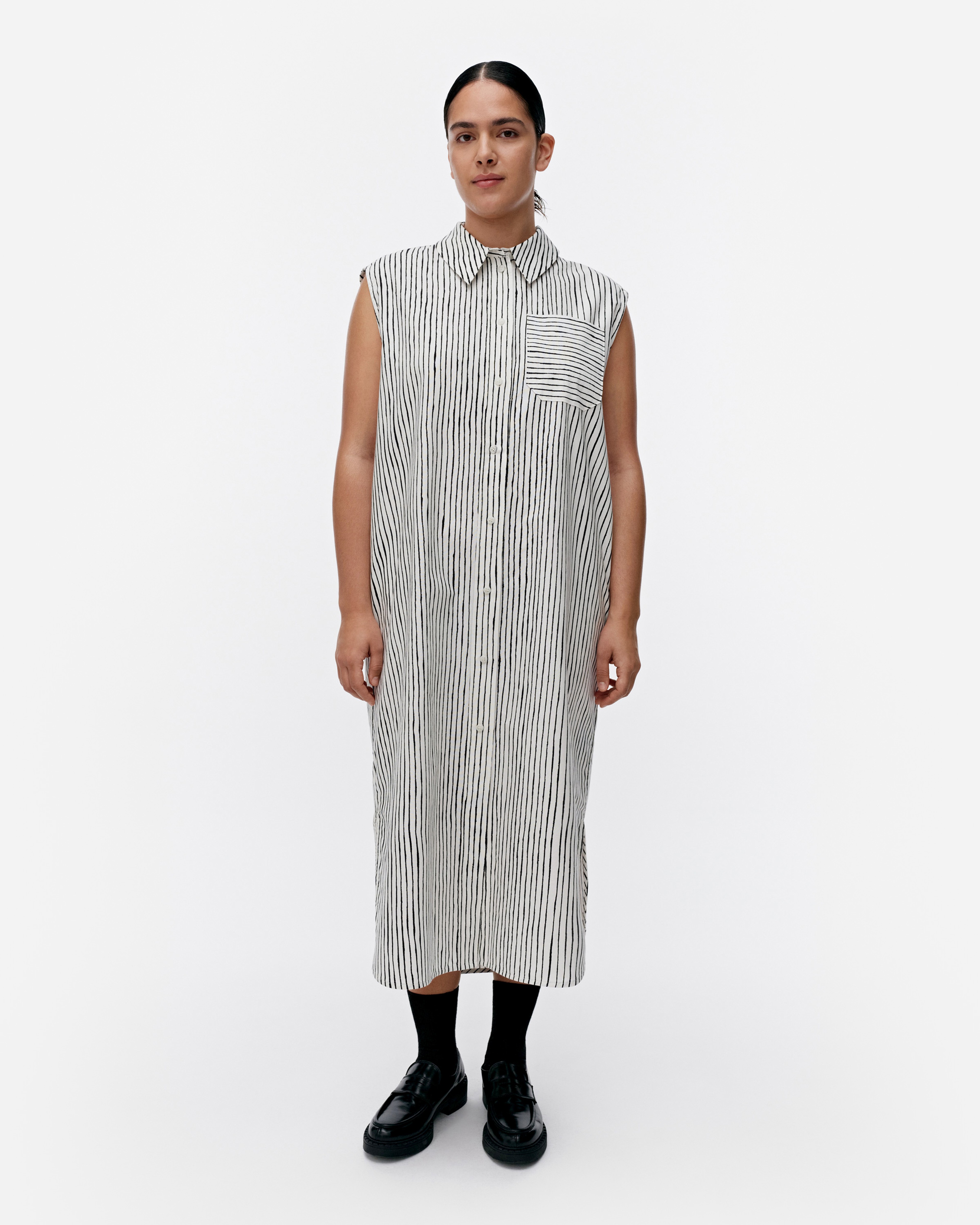 Simppeli Aita, Dress, off white, black,