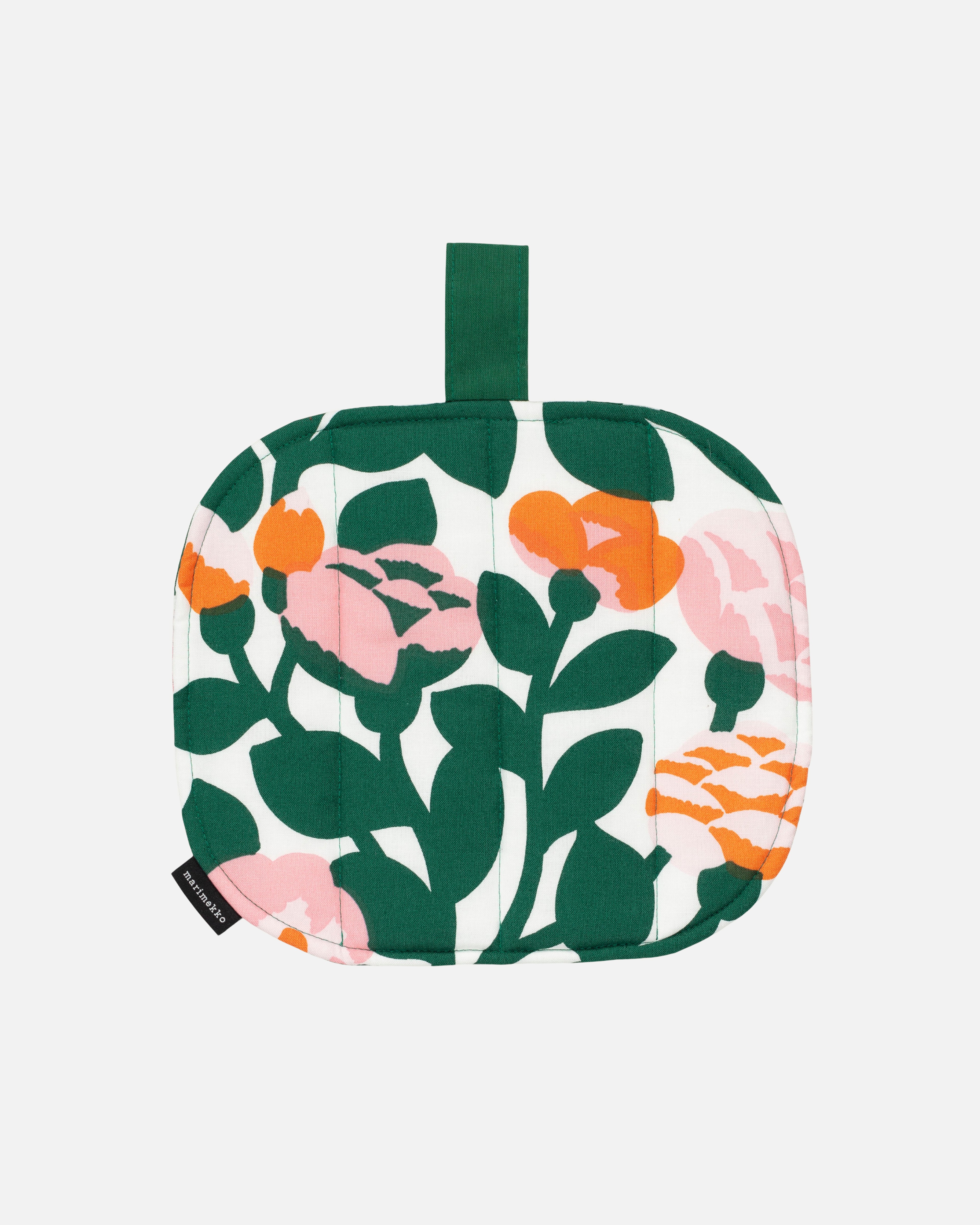 Pieni Green Green, Pot holder, white, green, pink, orange,