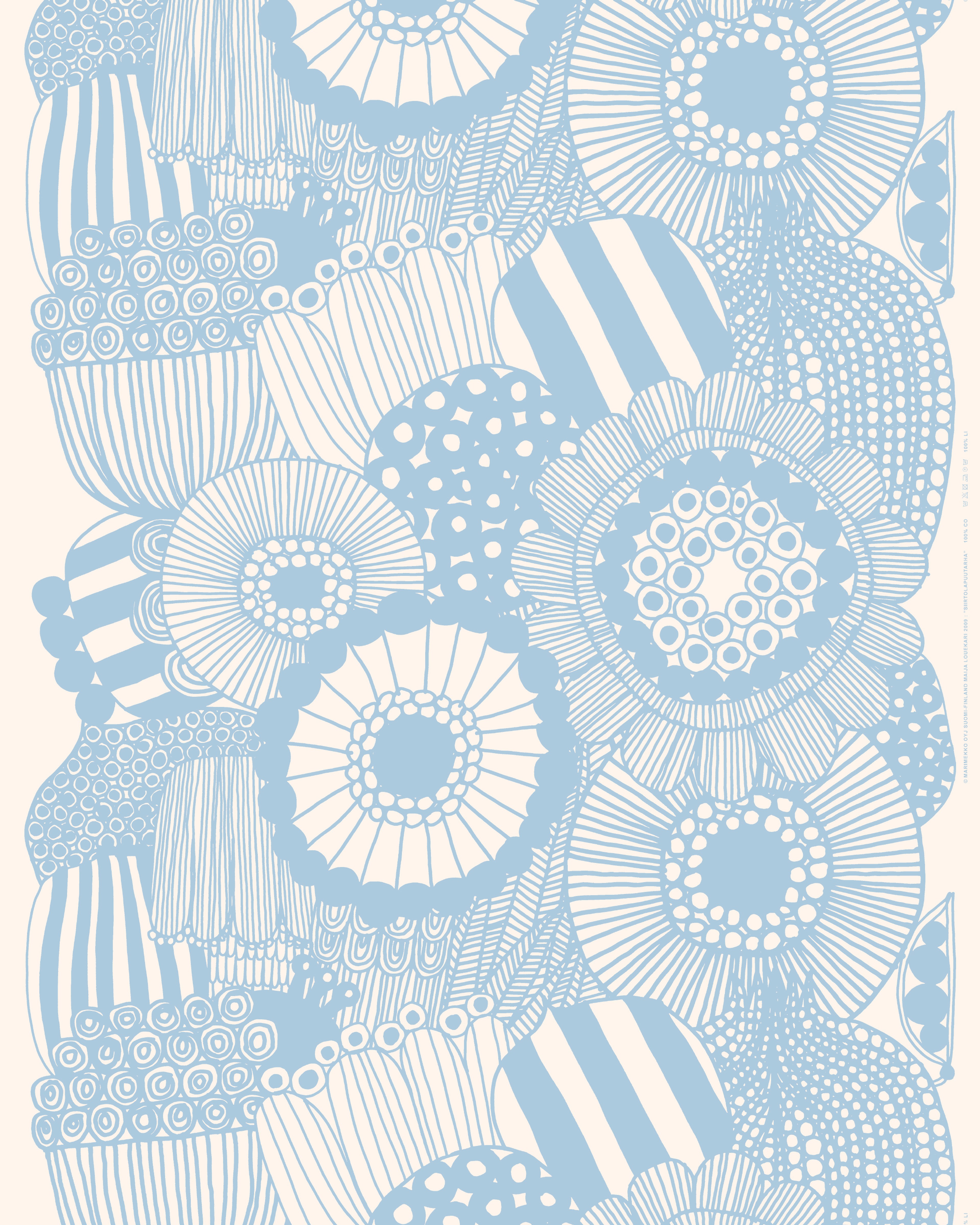 Siirtolapuutarha, Cotton fabric, cotton, finnish indigo,