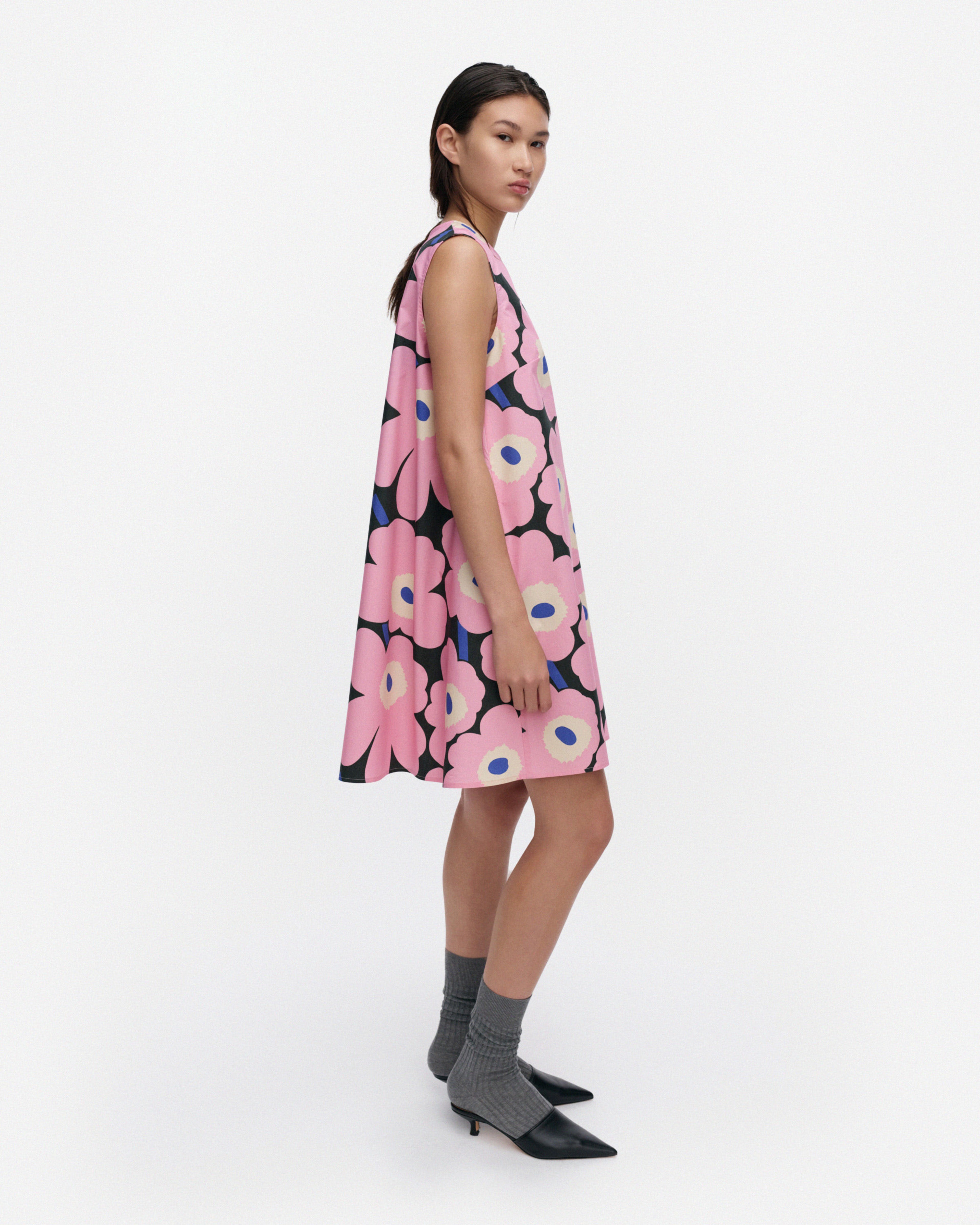 Ae Palatsi Unikko, Dress, 365-pink, green, blue,