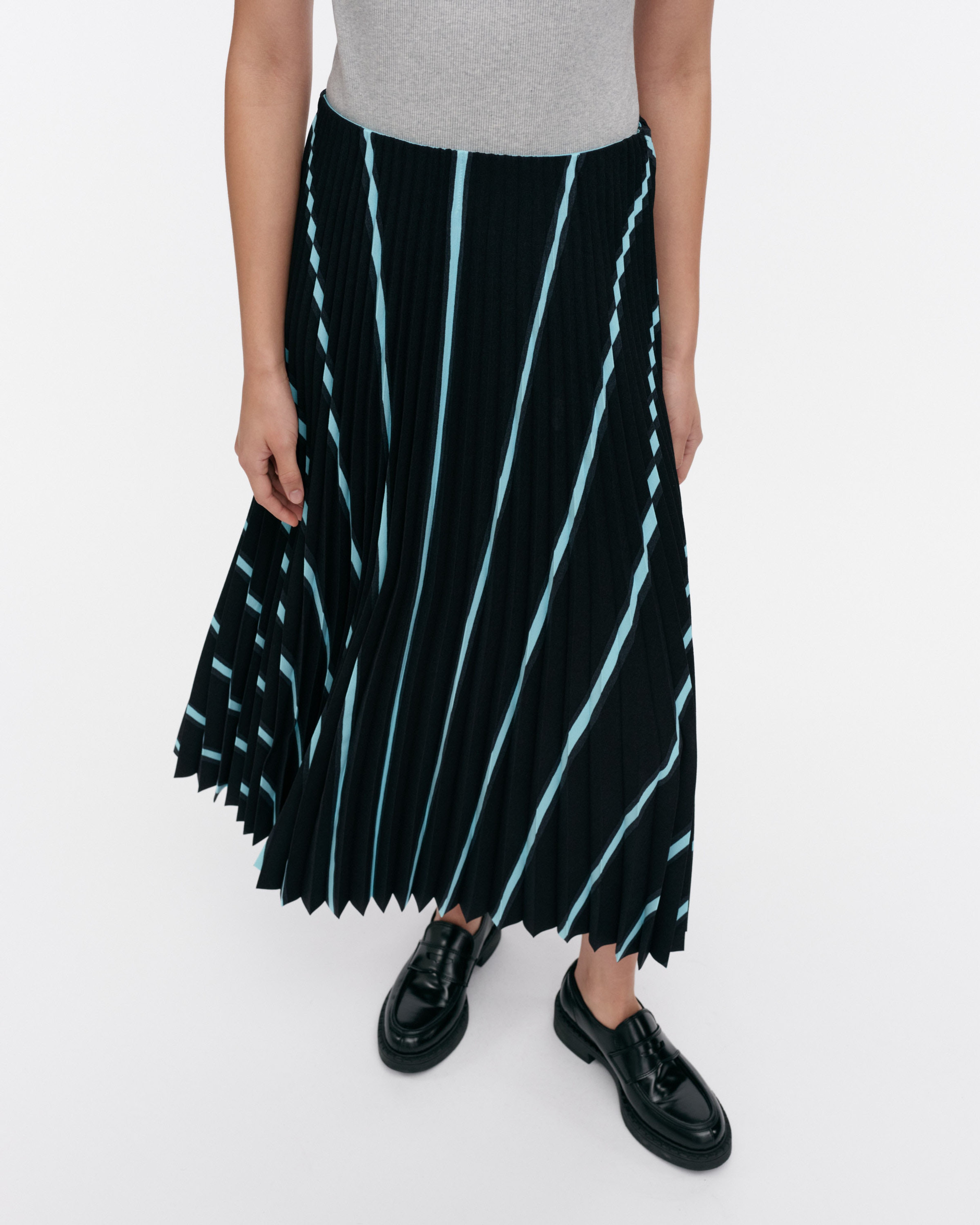 Myy Puhveli, Skirt, black, light blue,
