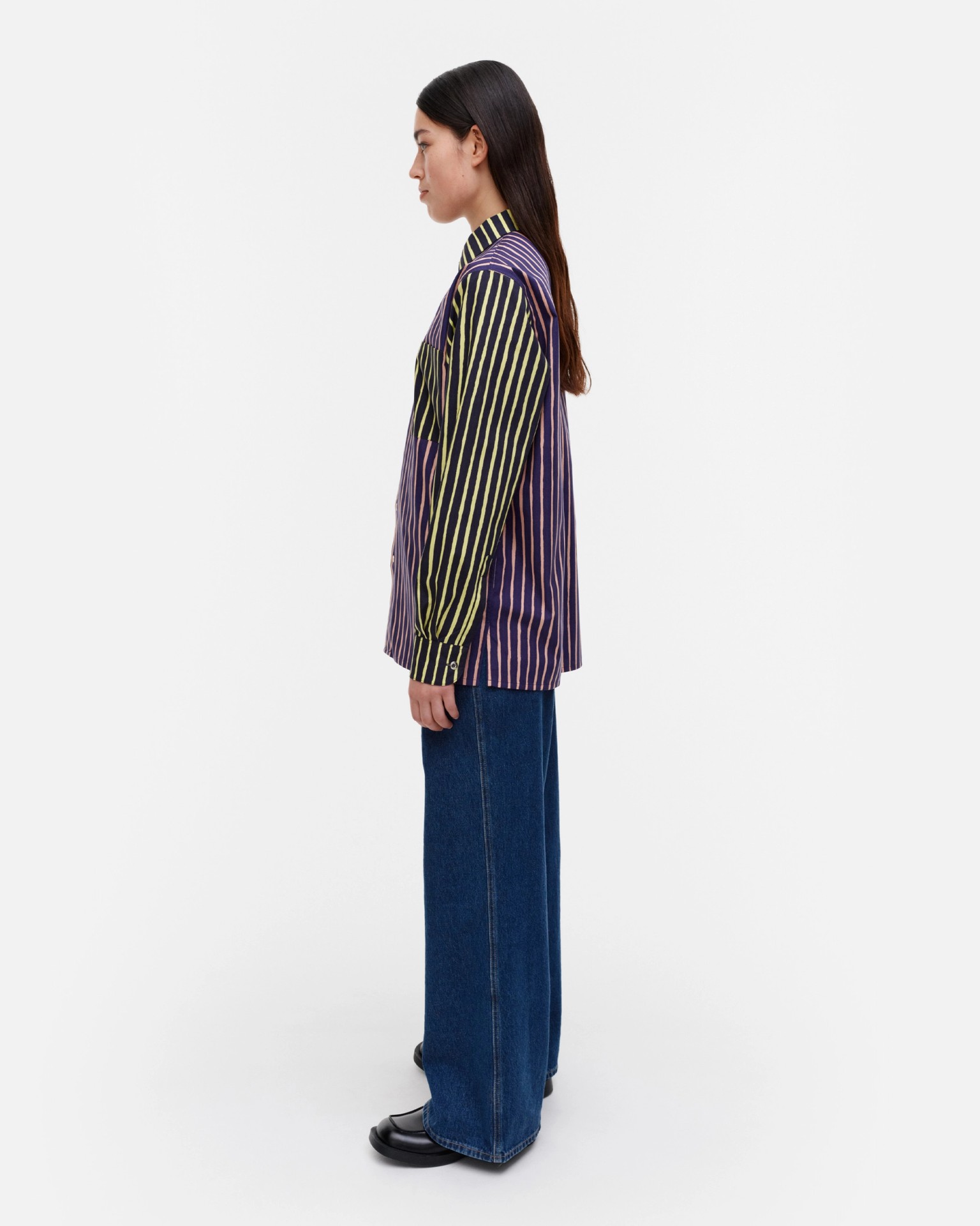 Jokapoika Multi, Kioski cotton shirt, multicolor navy,