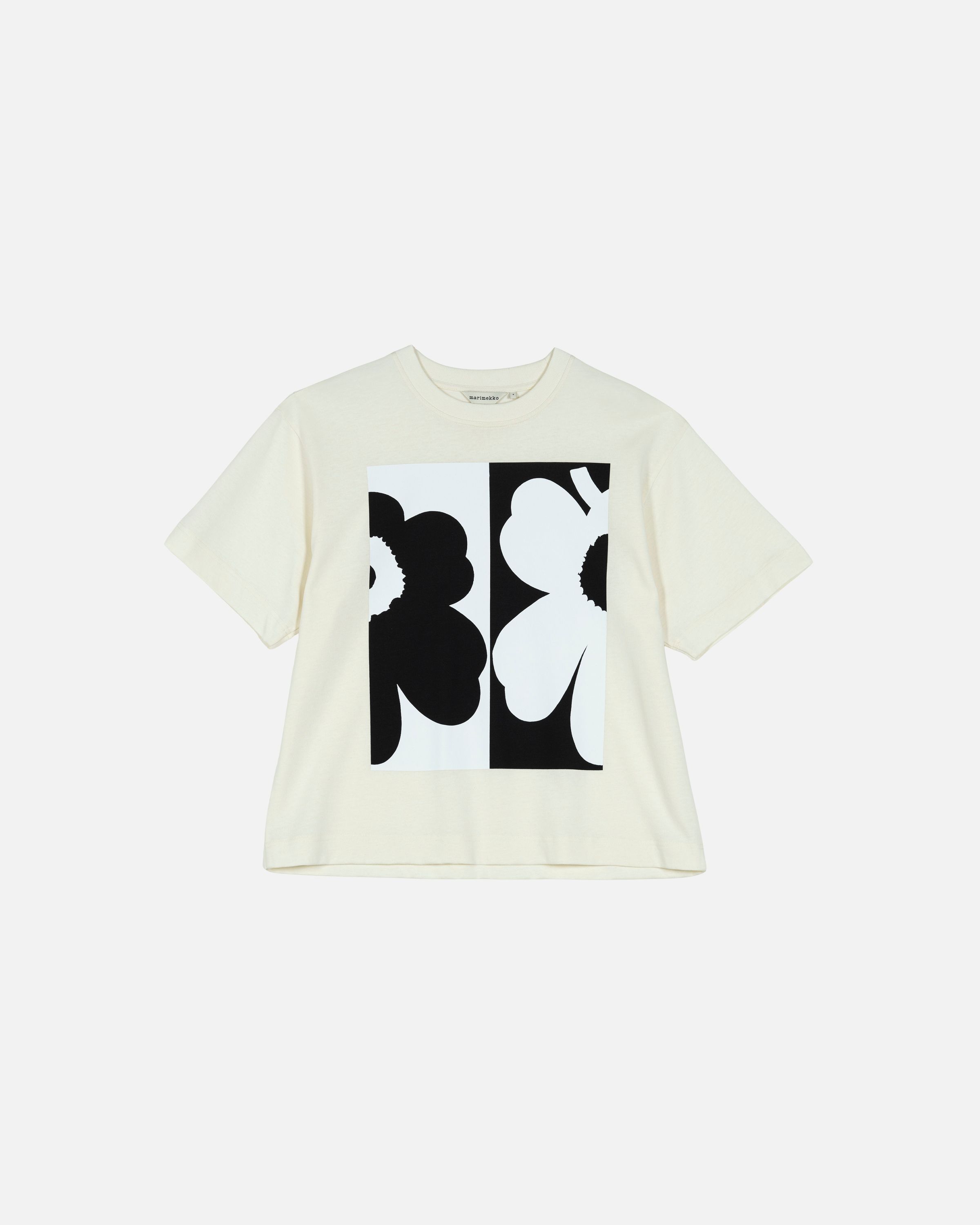 Nopeus Unikko Tribute Placement Kioski t-shirt off white, black