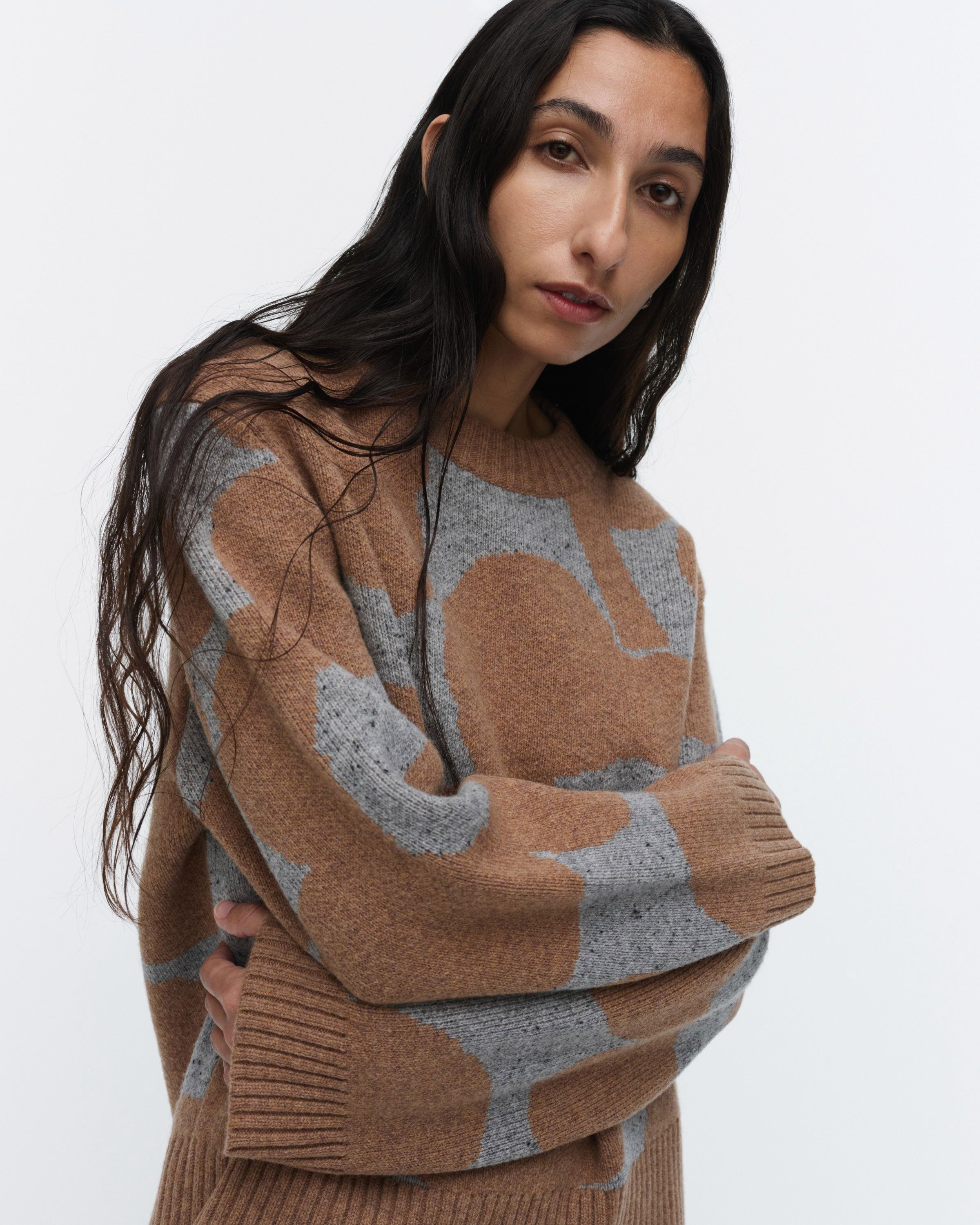 RWS Virtaus Unikko Knitted wool pullover | Marimekko