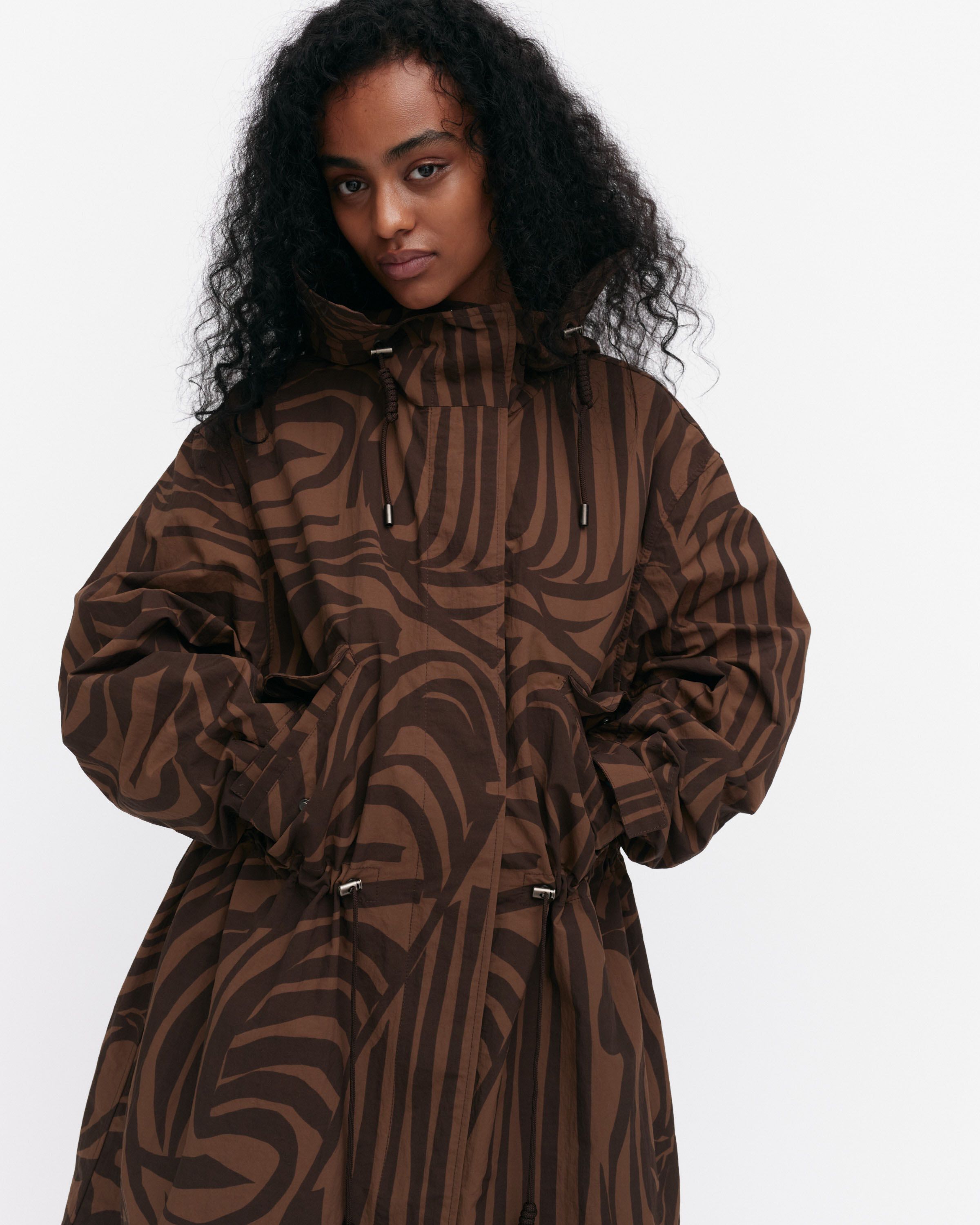 Kaartaa Jokuraita Coat | Marimekko