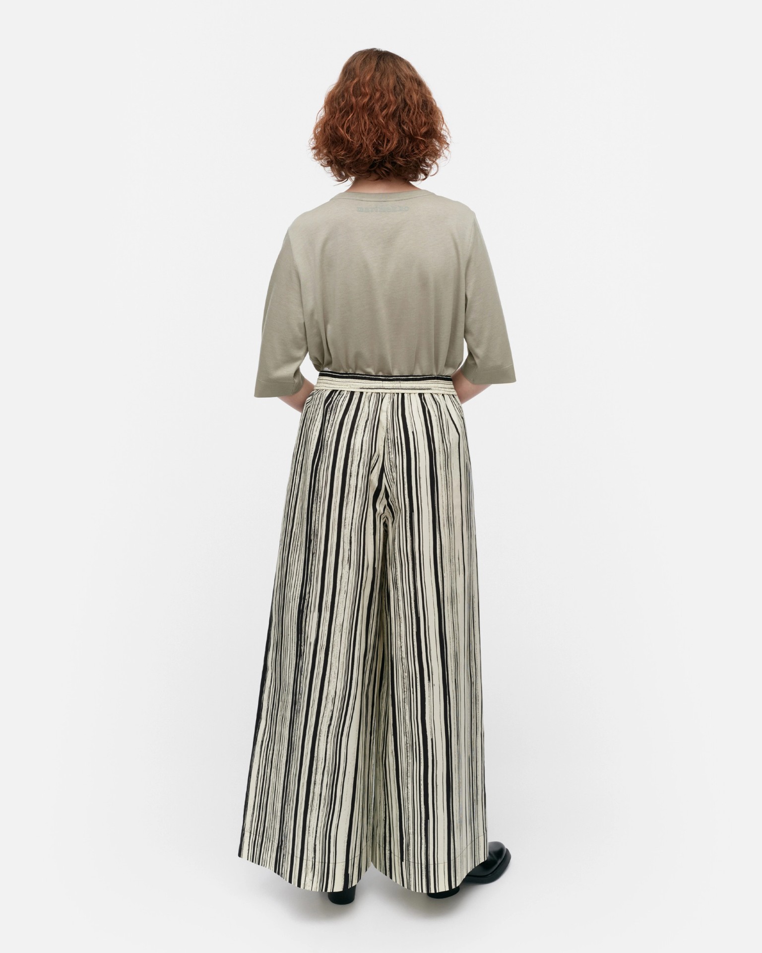 Kohti Siluetti Cotton poplin trousers