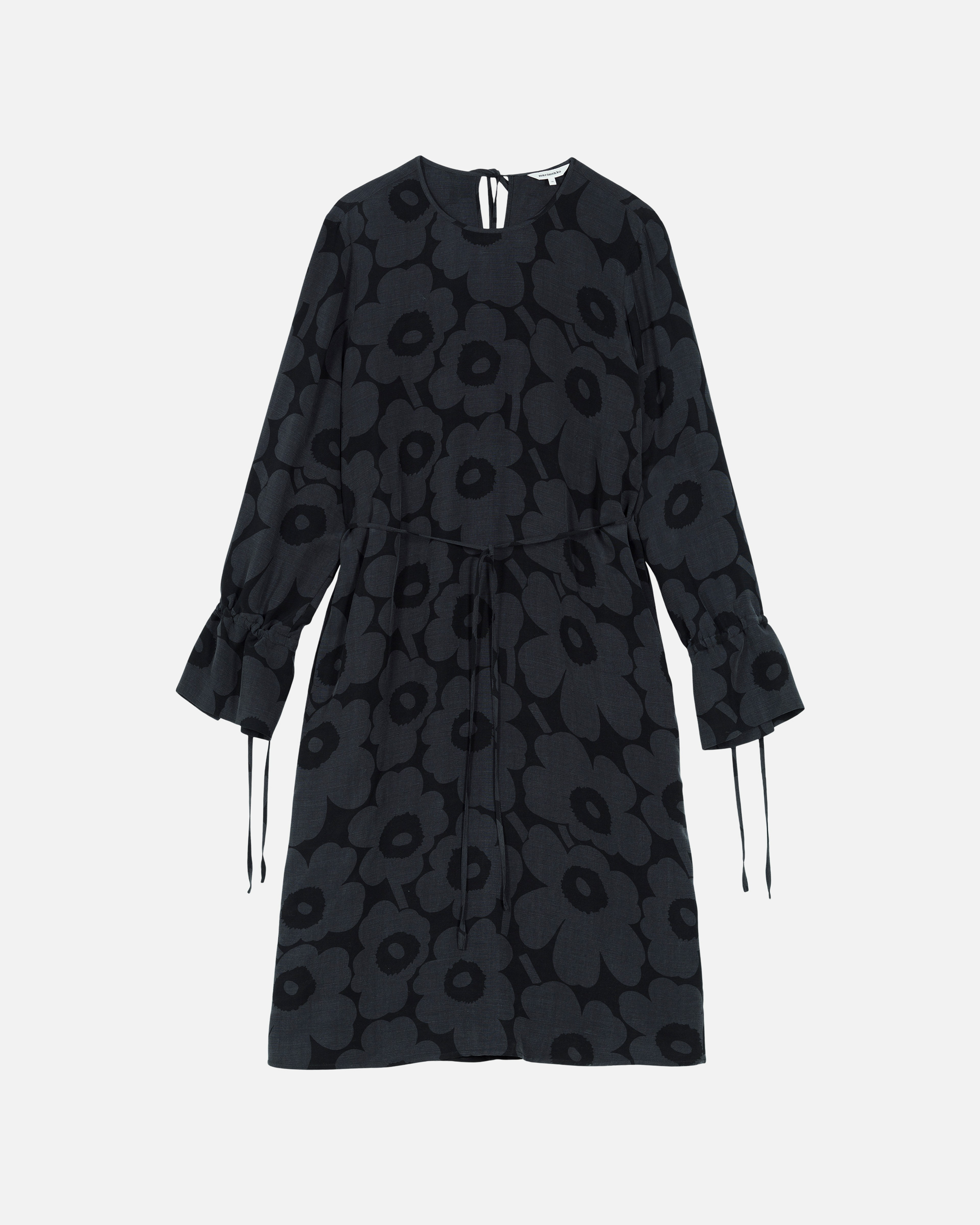 Lahjat Unikko, Mekko, tummanharmaa, musta,