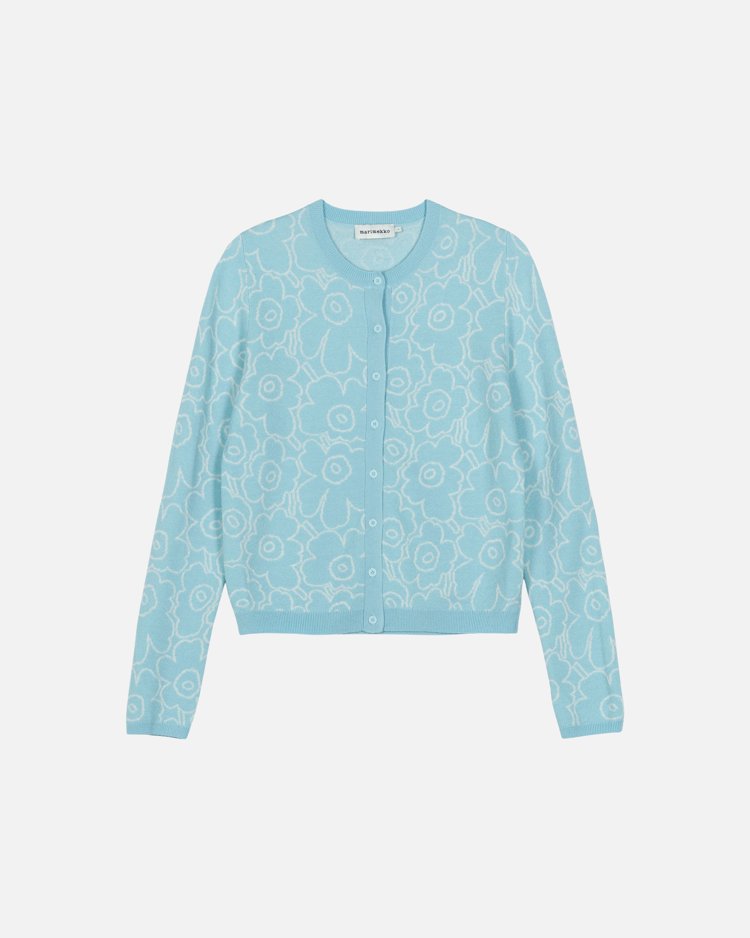 RWS Mutka Mini Piirto Unikko knitted cardigan | Marimekko