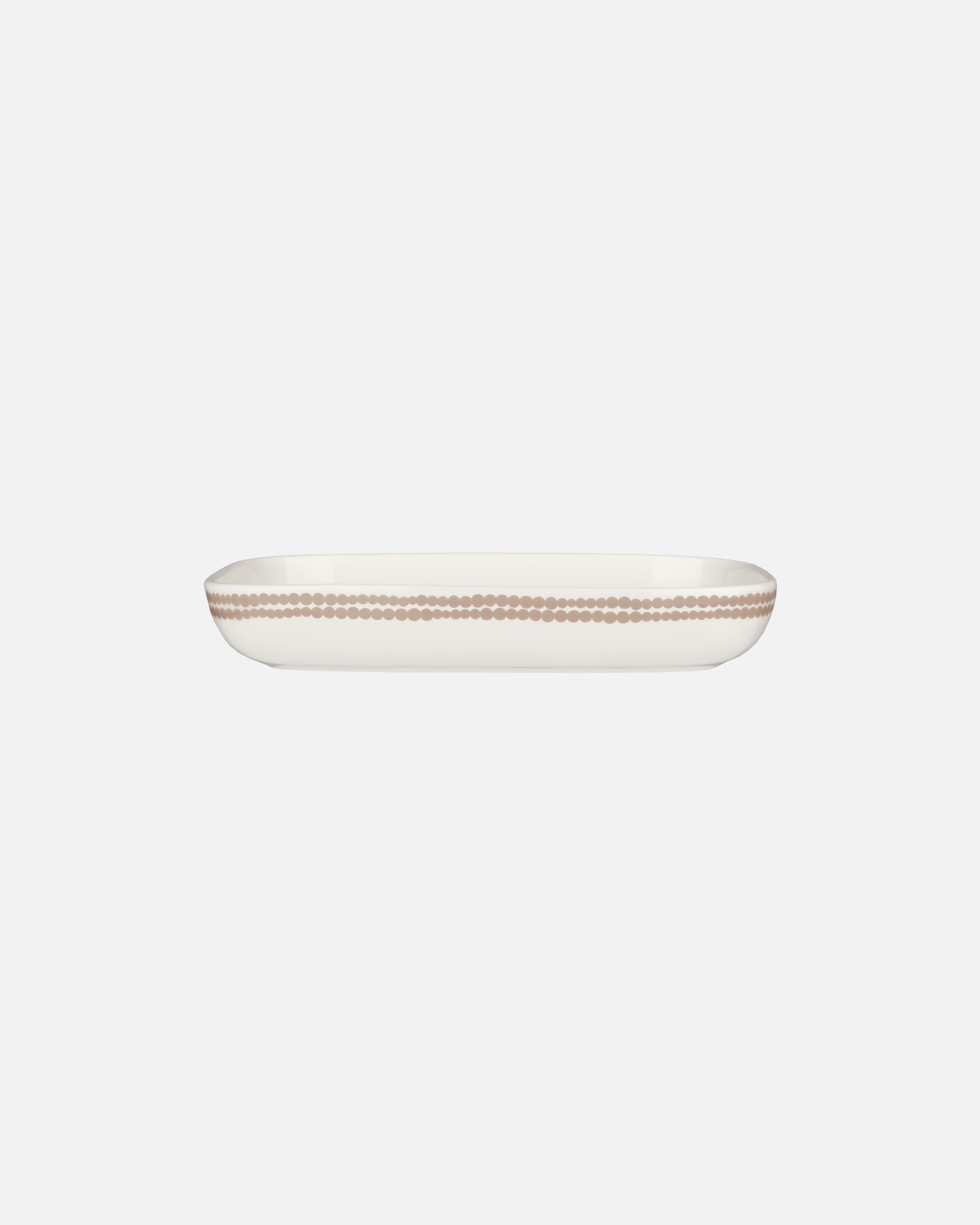 Oiva / Siirtolapuutarha, Serving dish 18 x 25 cm, white, clay,