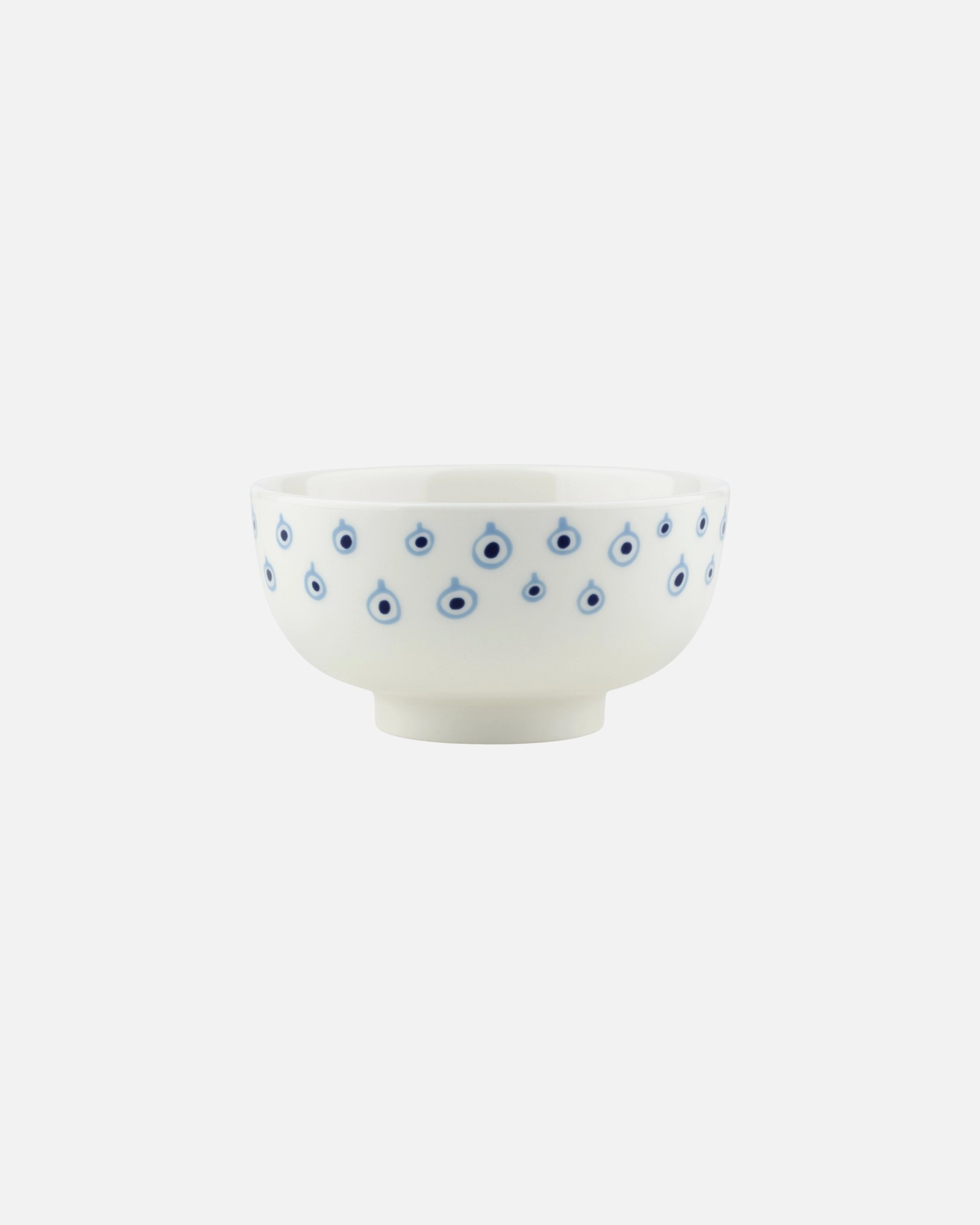 Oiva / Musta Tamma, Bowl, off white, orange red, lt.blue,