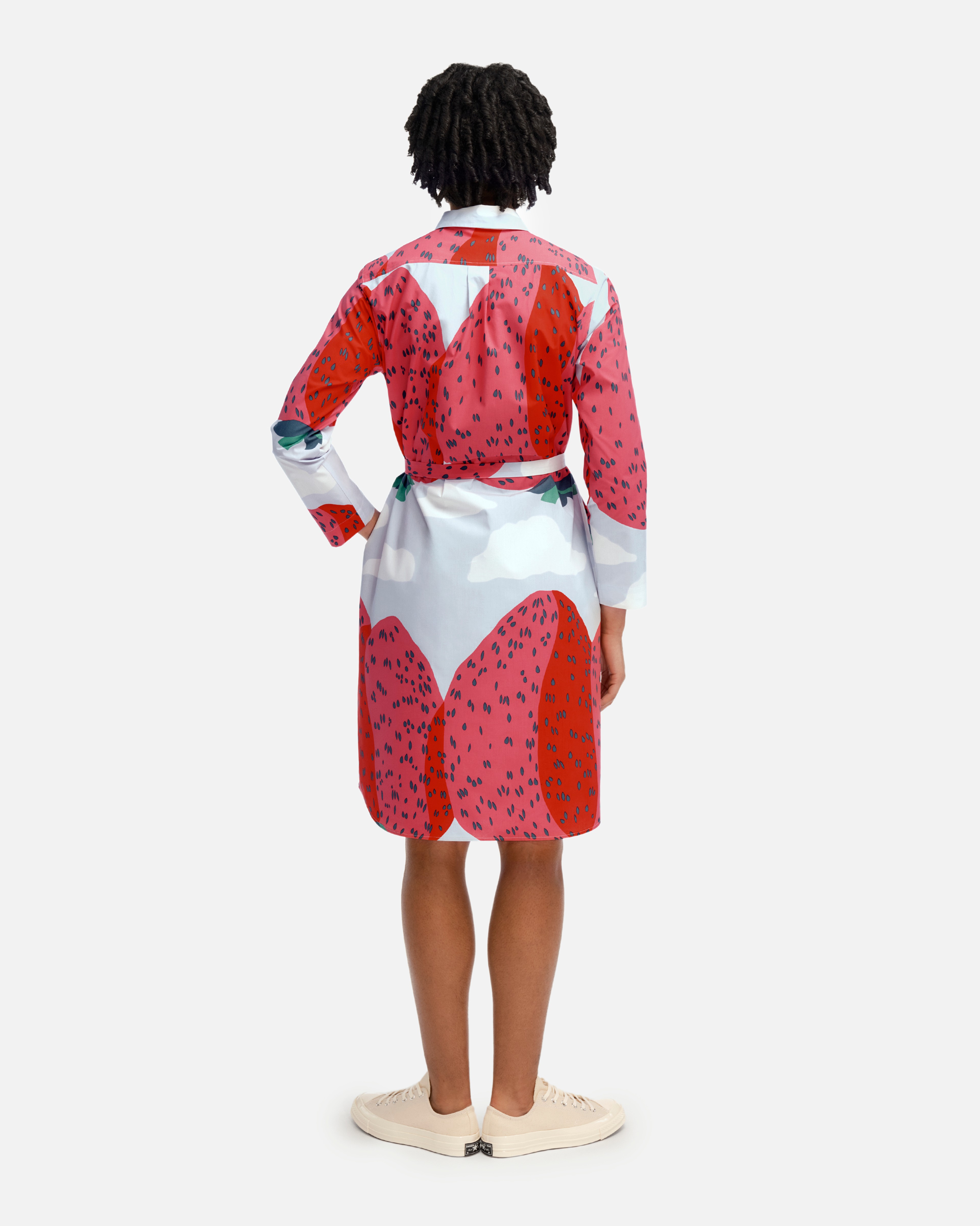 Minta Mansikkavuoret Cotton poplin dress