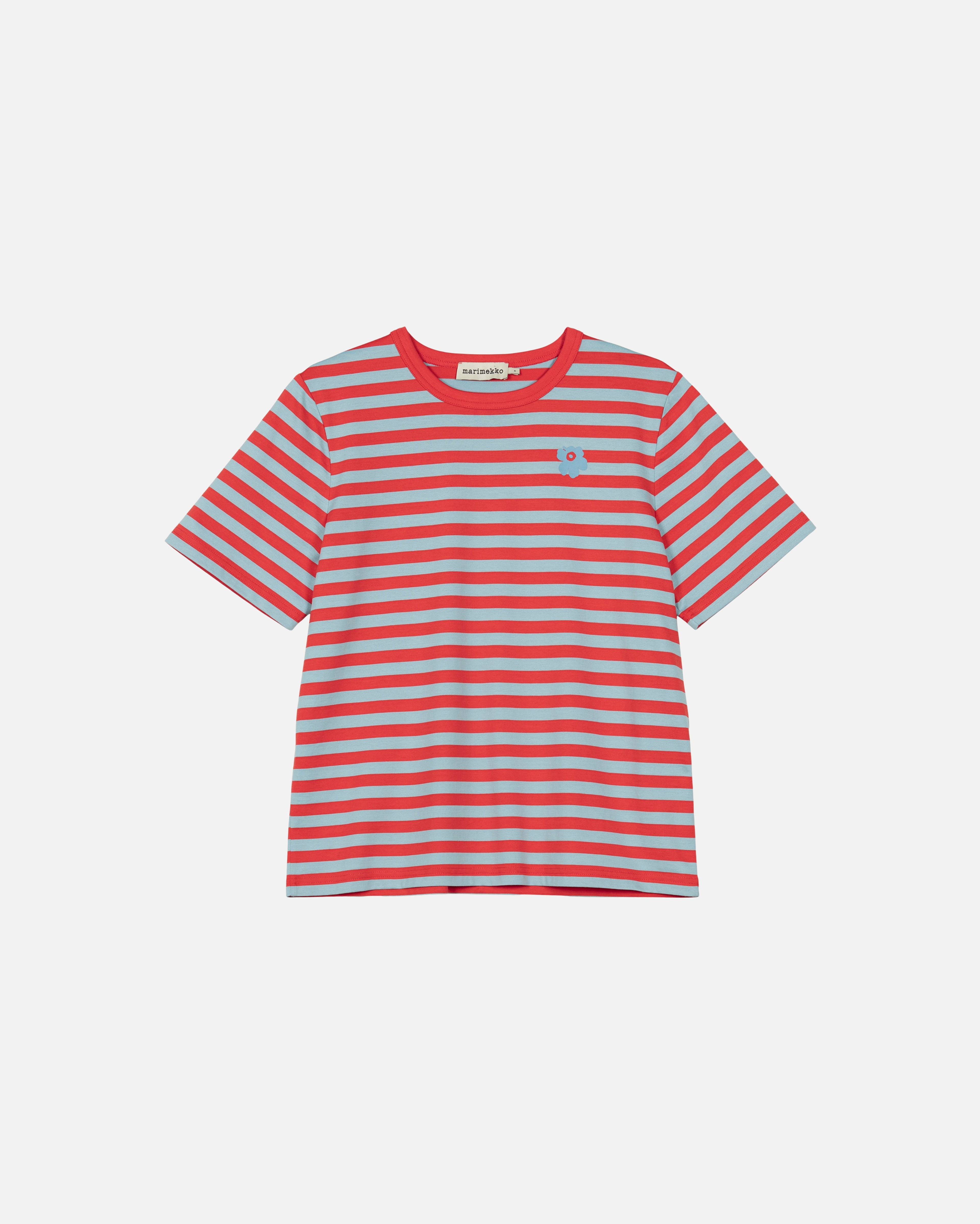 Tasaraita Unikko Kioski t-shirt