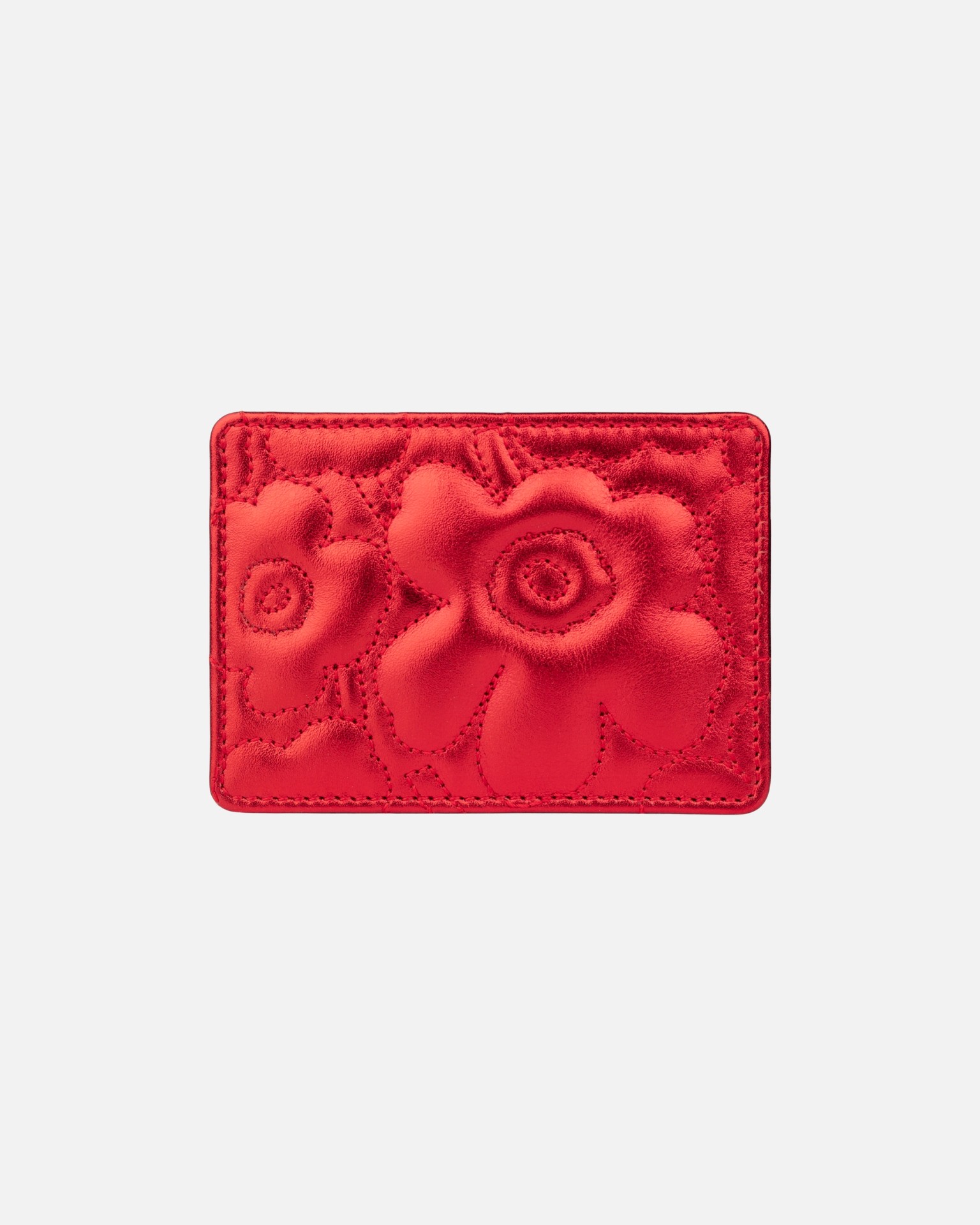 Card Holder Unikko, shiny red,