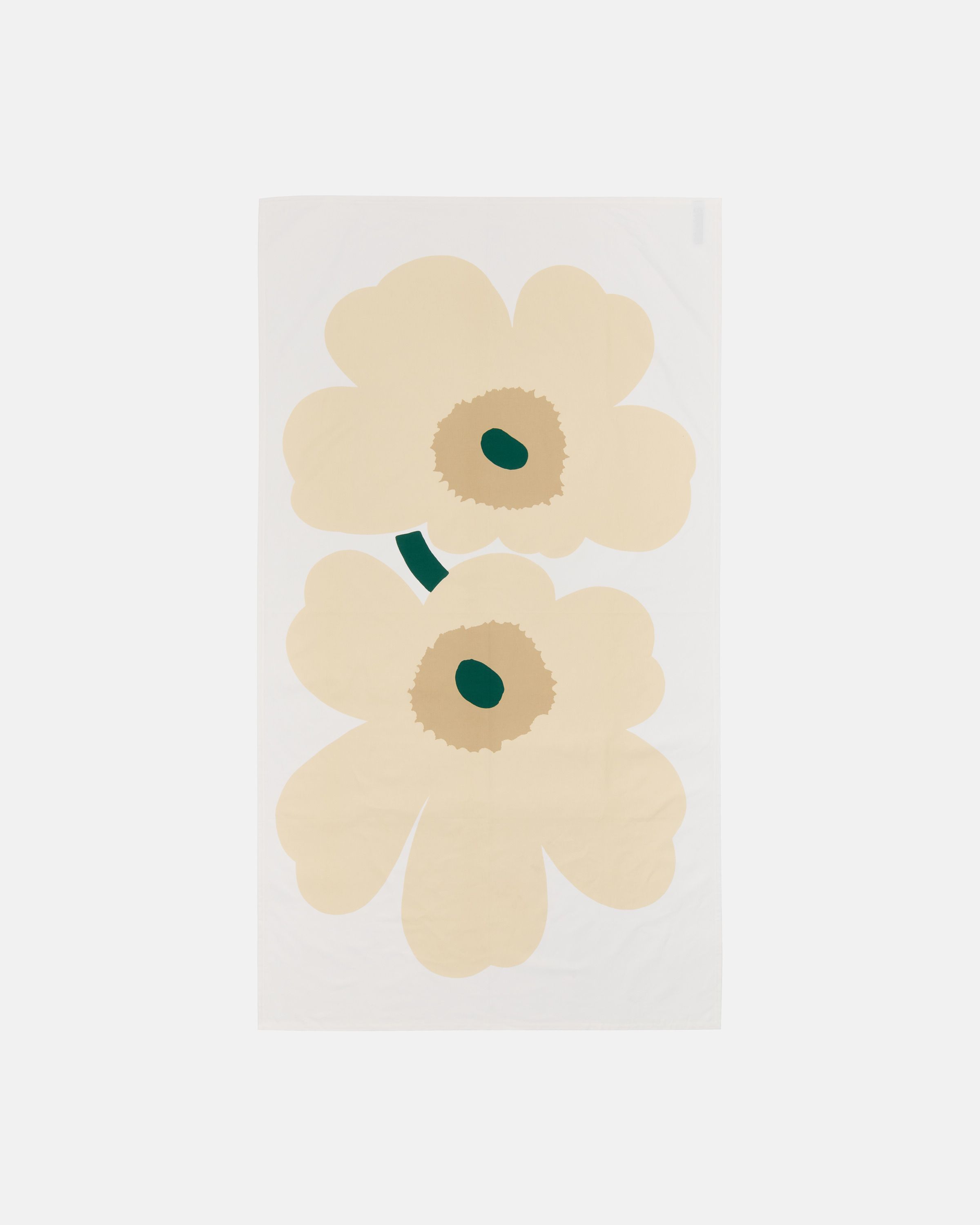 marimekko ホワイトタンクトップ 花刺繍 marimekko 花刺繍 タンク