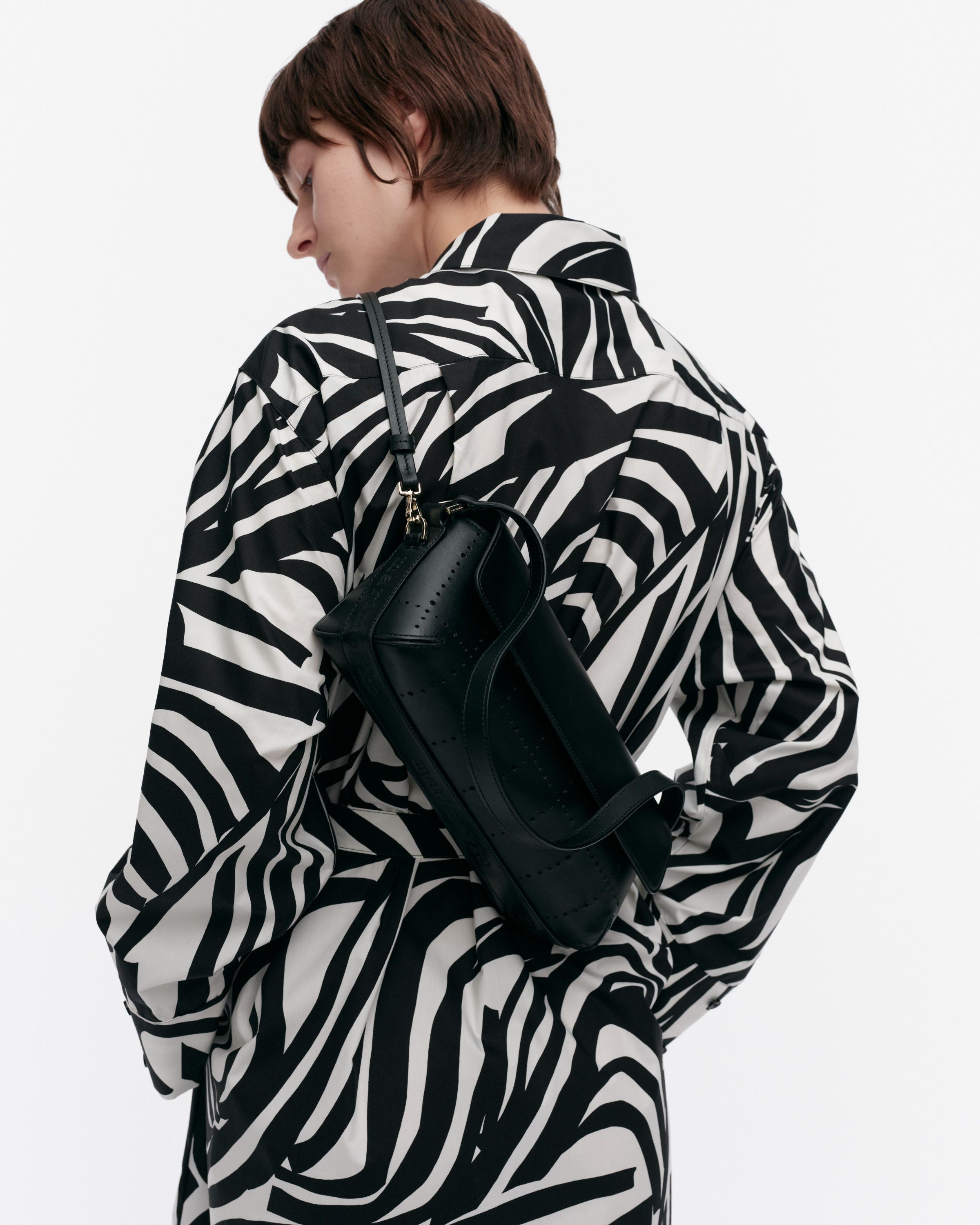 Imprint Clutch Tiiliskivi bag | Marimekko