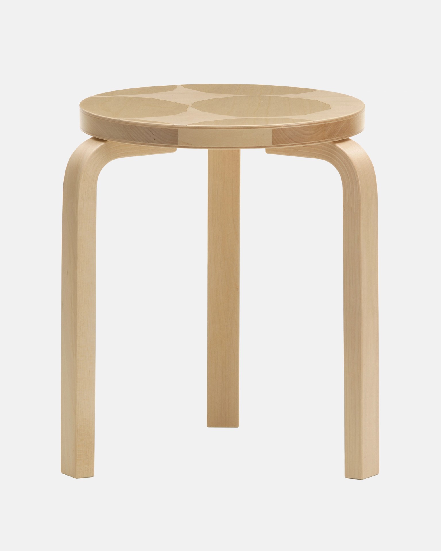 Stool 60 Kivet, Artek + Marimekko, birch,