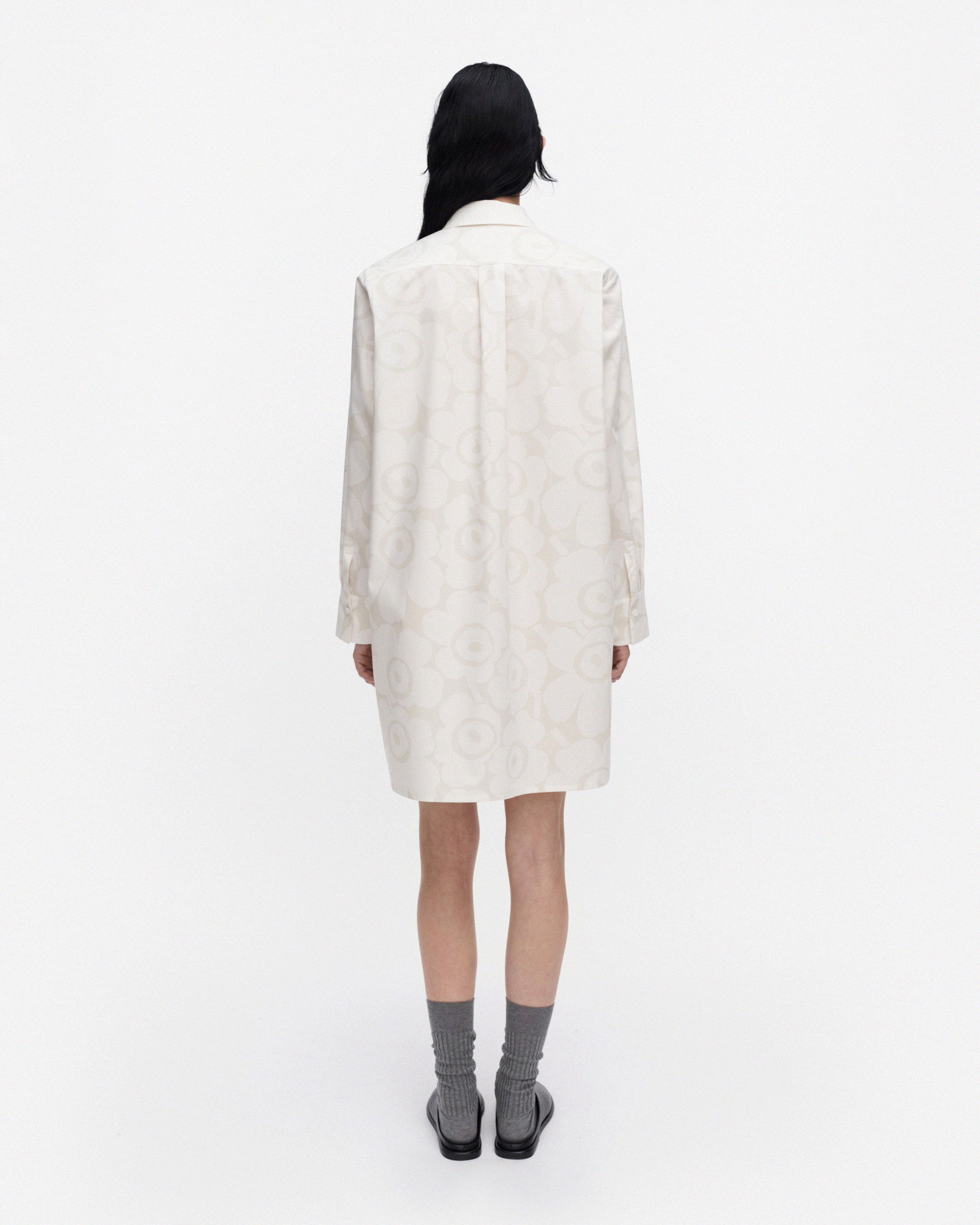 Arvostus Unikko, Dress, off white, light grey,