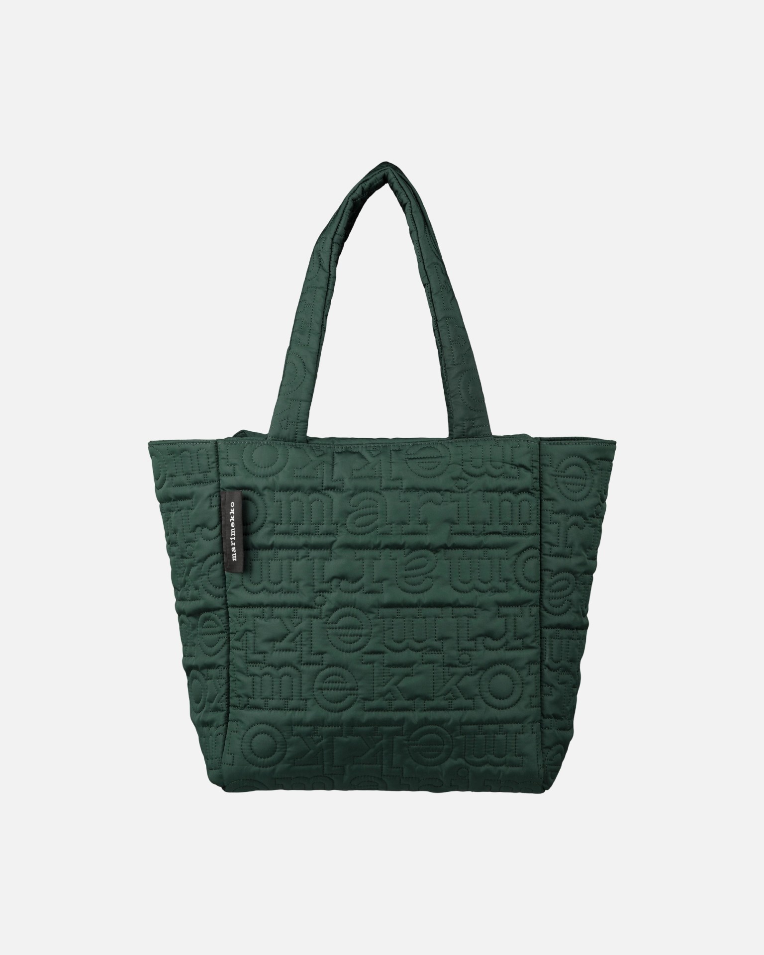 Joy Tote M Logo, Bag, dark green,