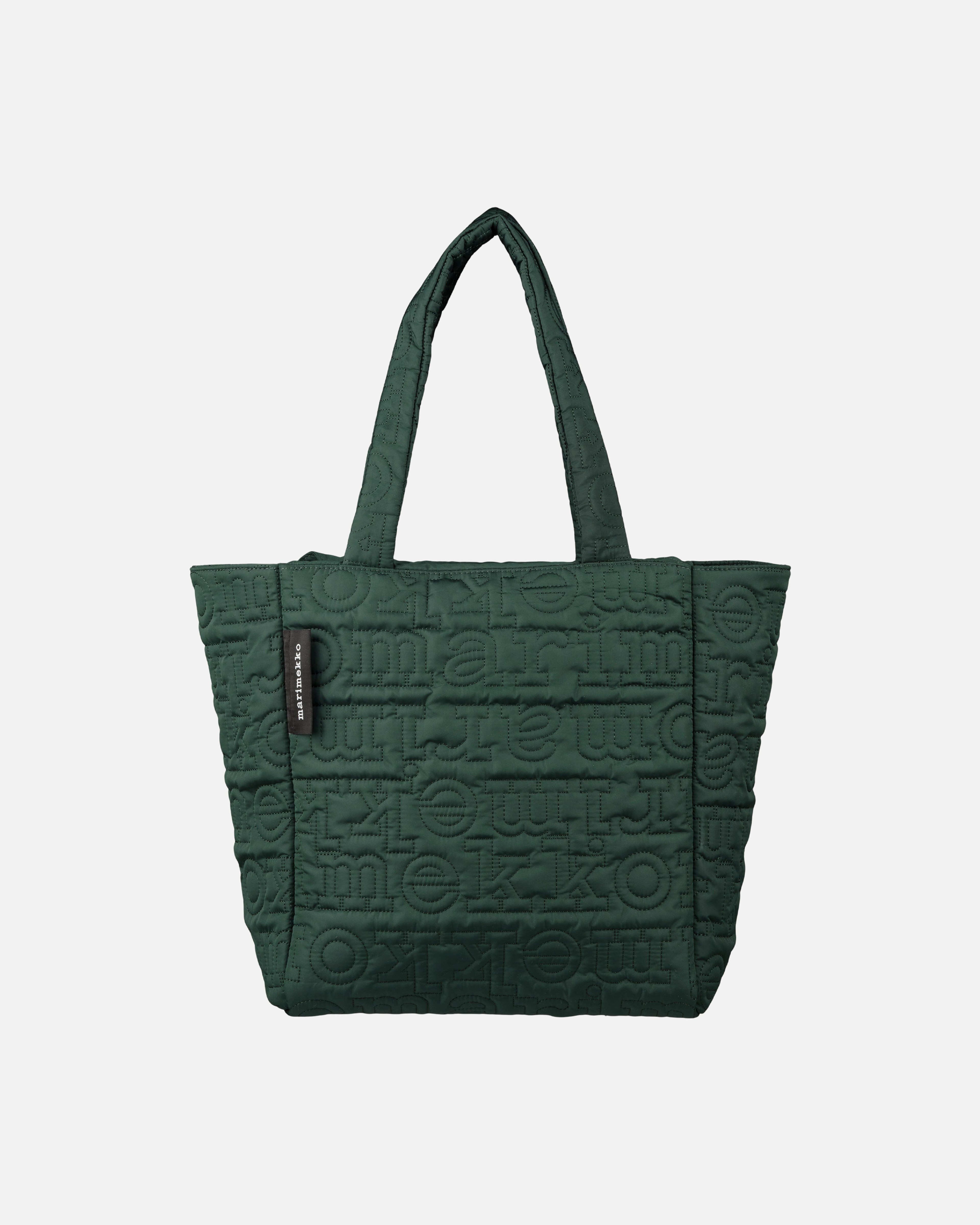 Joy Tote M Logo, Bag, dark green,