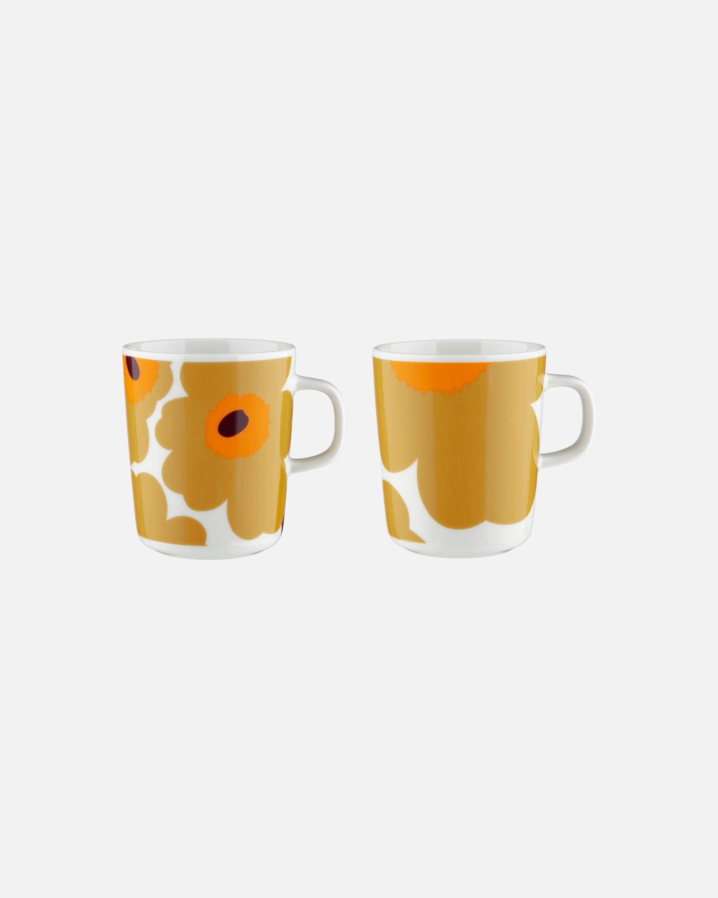 marimekko sininen 2枚セット Oiva / Unikko Mug, set of 2 | Marimekko