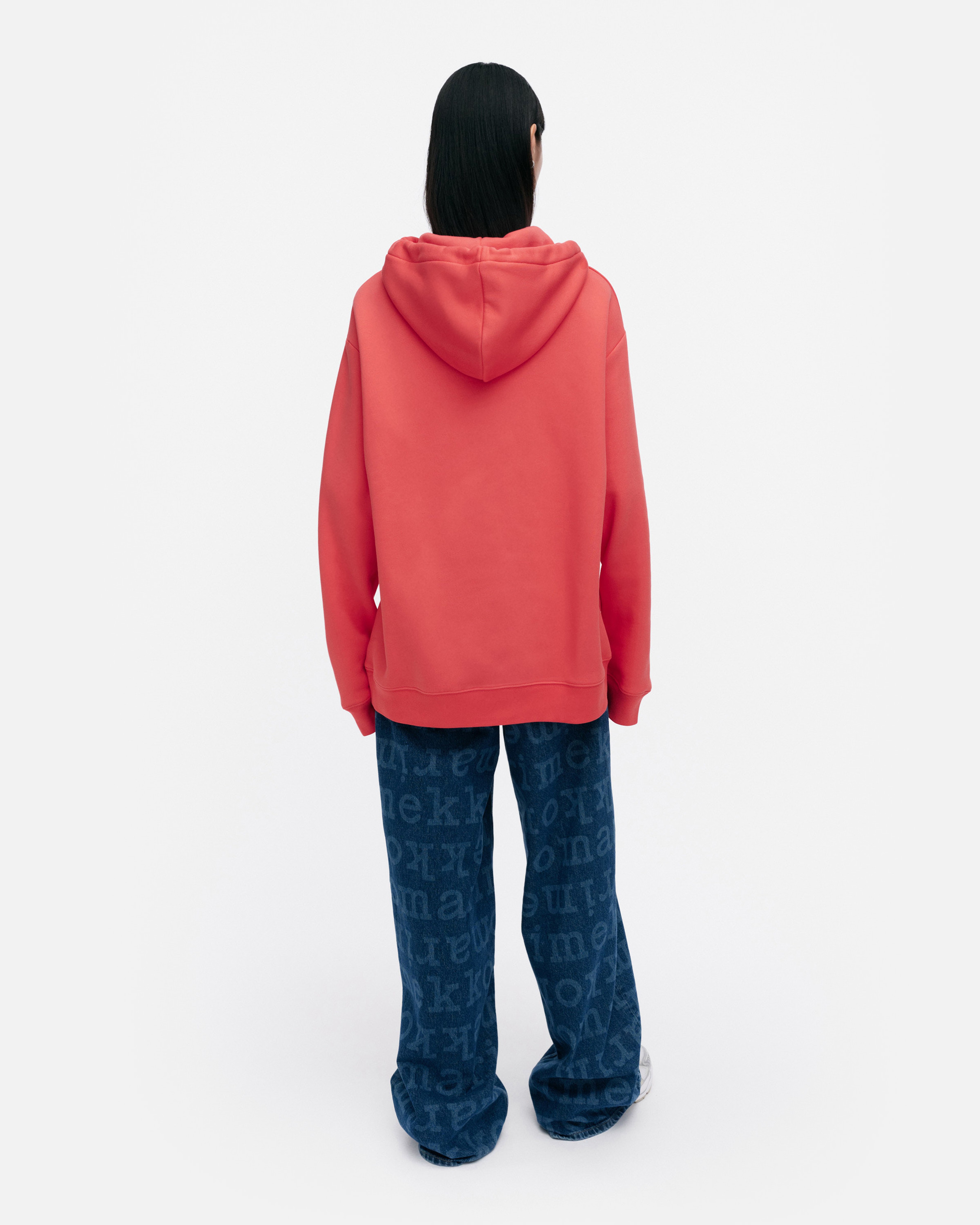 Runoja Unikko Placement, Kioski hoodie, red, red,