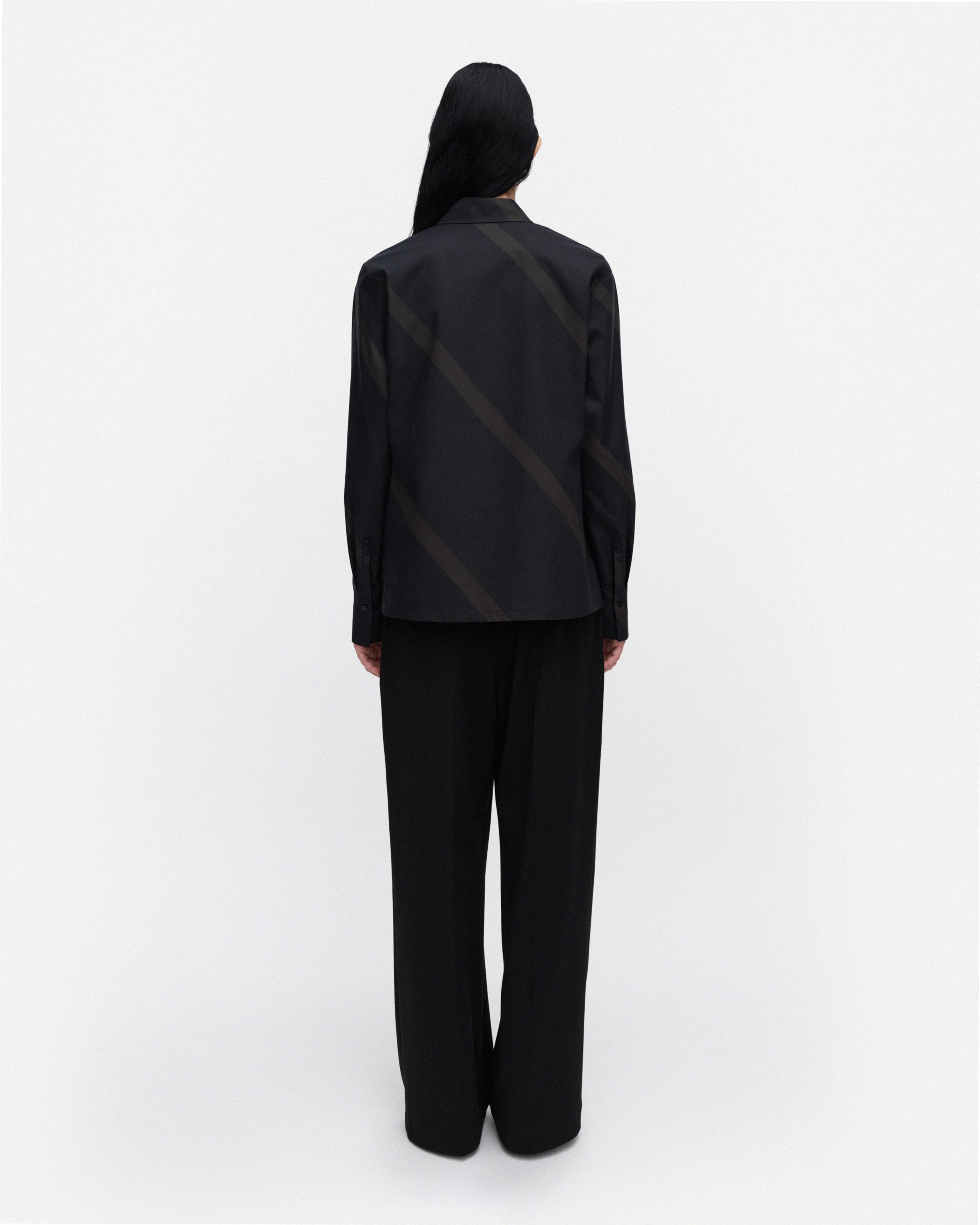 Uudestaan Basso, Blouse, black, dark grey,